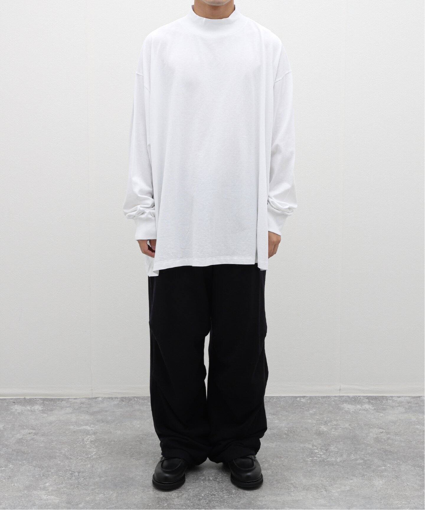 COMOLI / コモリ】コットンジャージ モックネックプルオーバー（T 