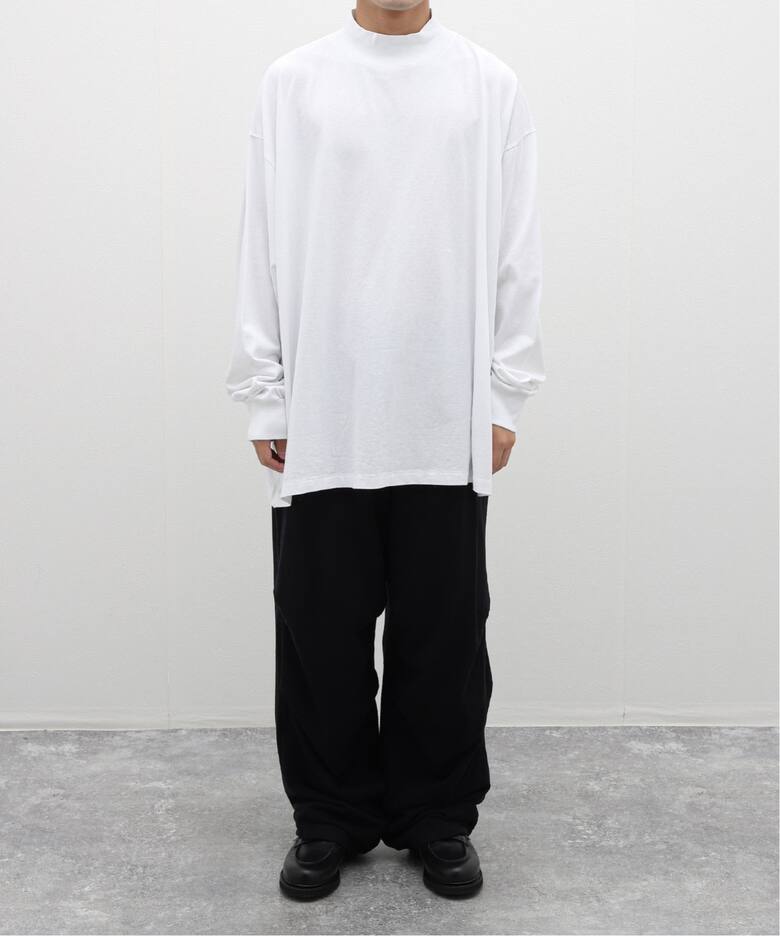 COMOLI / コモリ】コットンジャージ モックネックプルオーバー（T 
