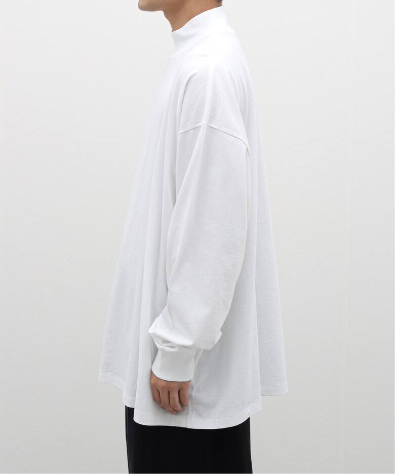 COMOLI / コモリ】コットンジャージ モックネックプルオーバー（T 