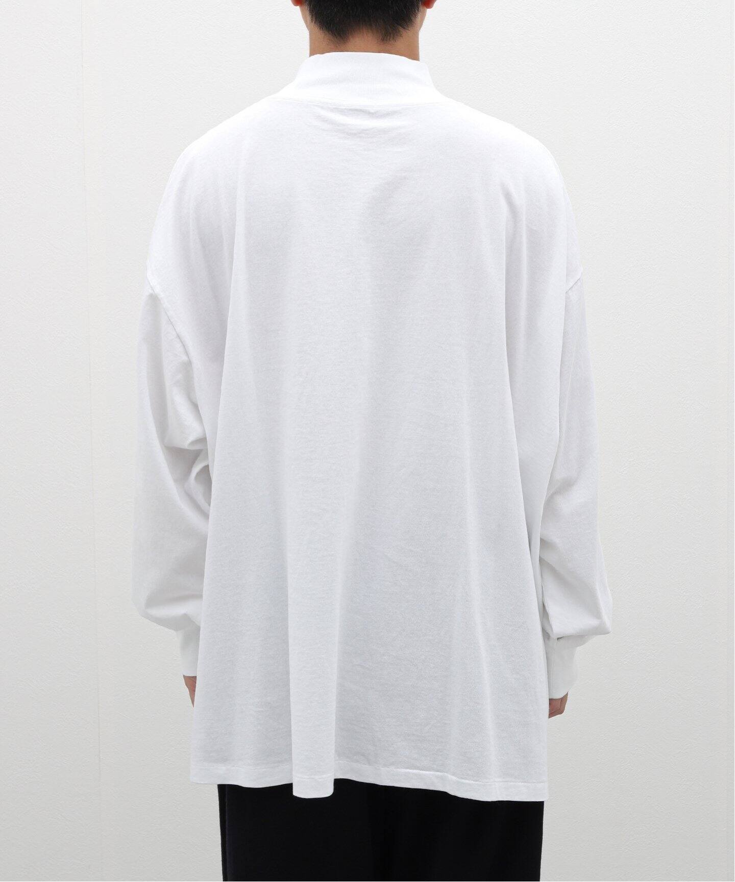 COMOLI / コモリ】コットンジャージ モックネックプルオーバー（T 