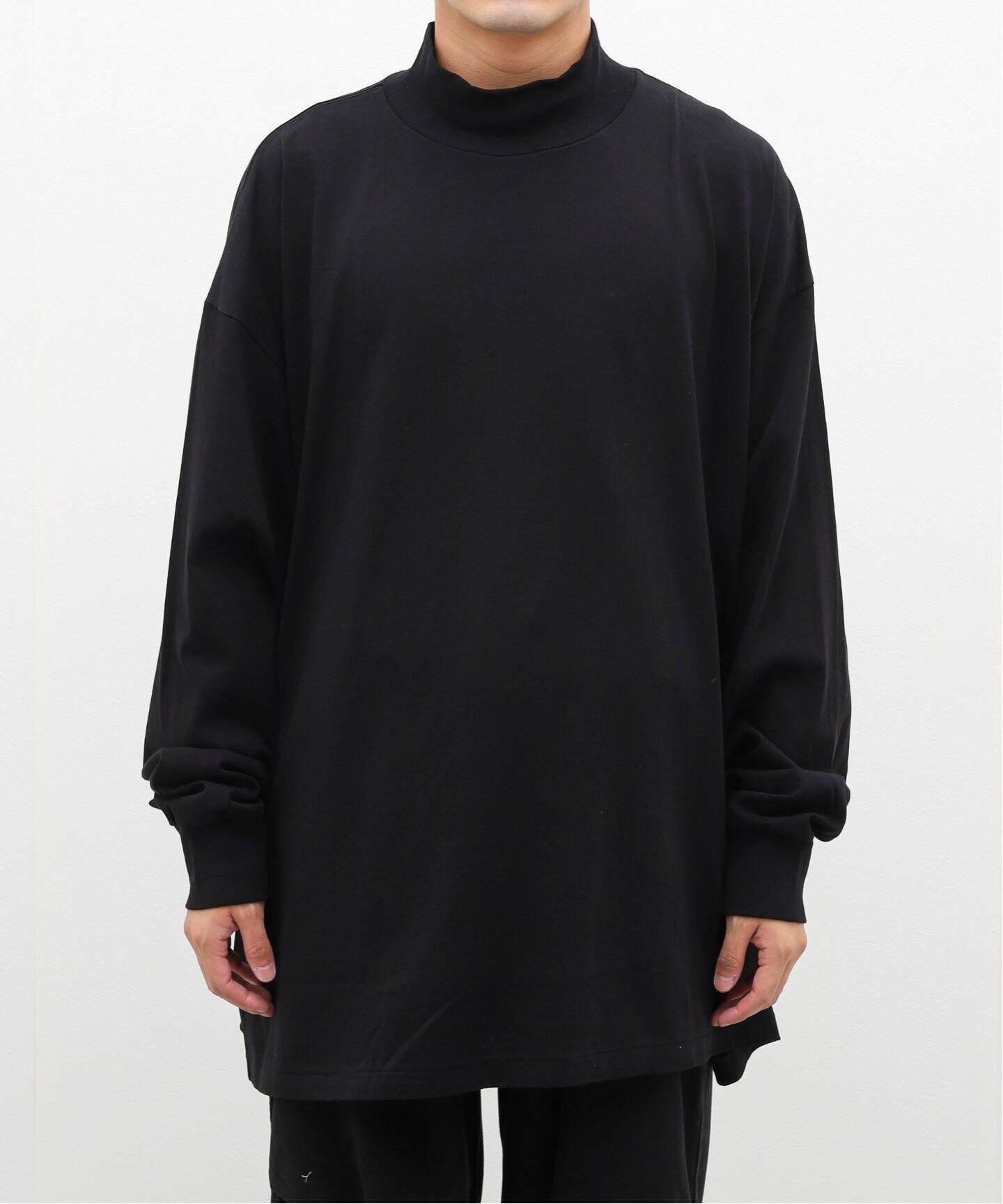 COMOLI / コモリ】コットンジャージ モックネックプルオーバー（T 