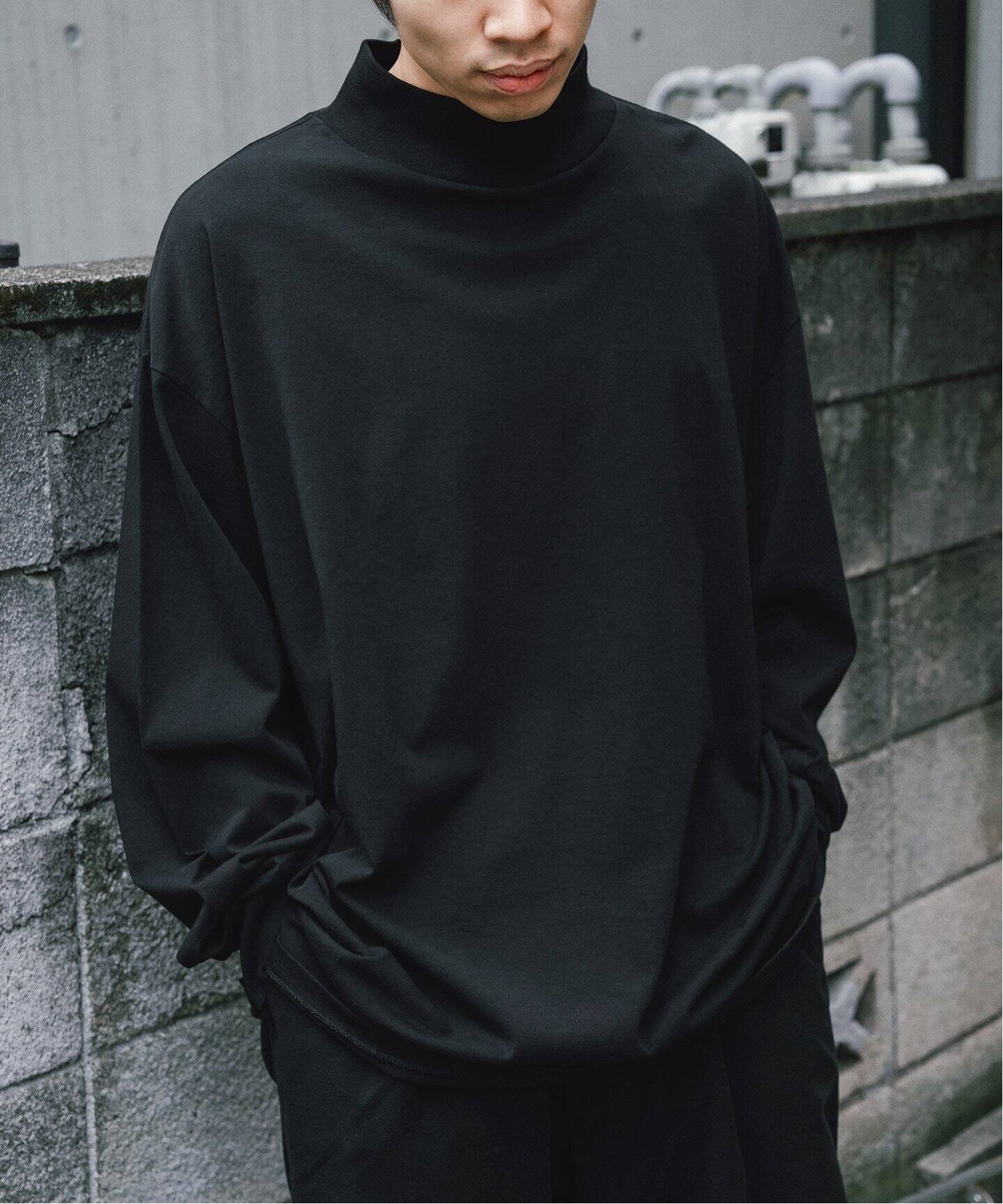COMOLI / コモリ】コットンジャージ モックネックプルオーバー（T 