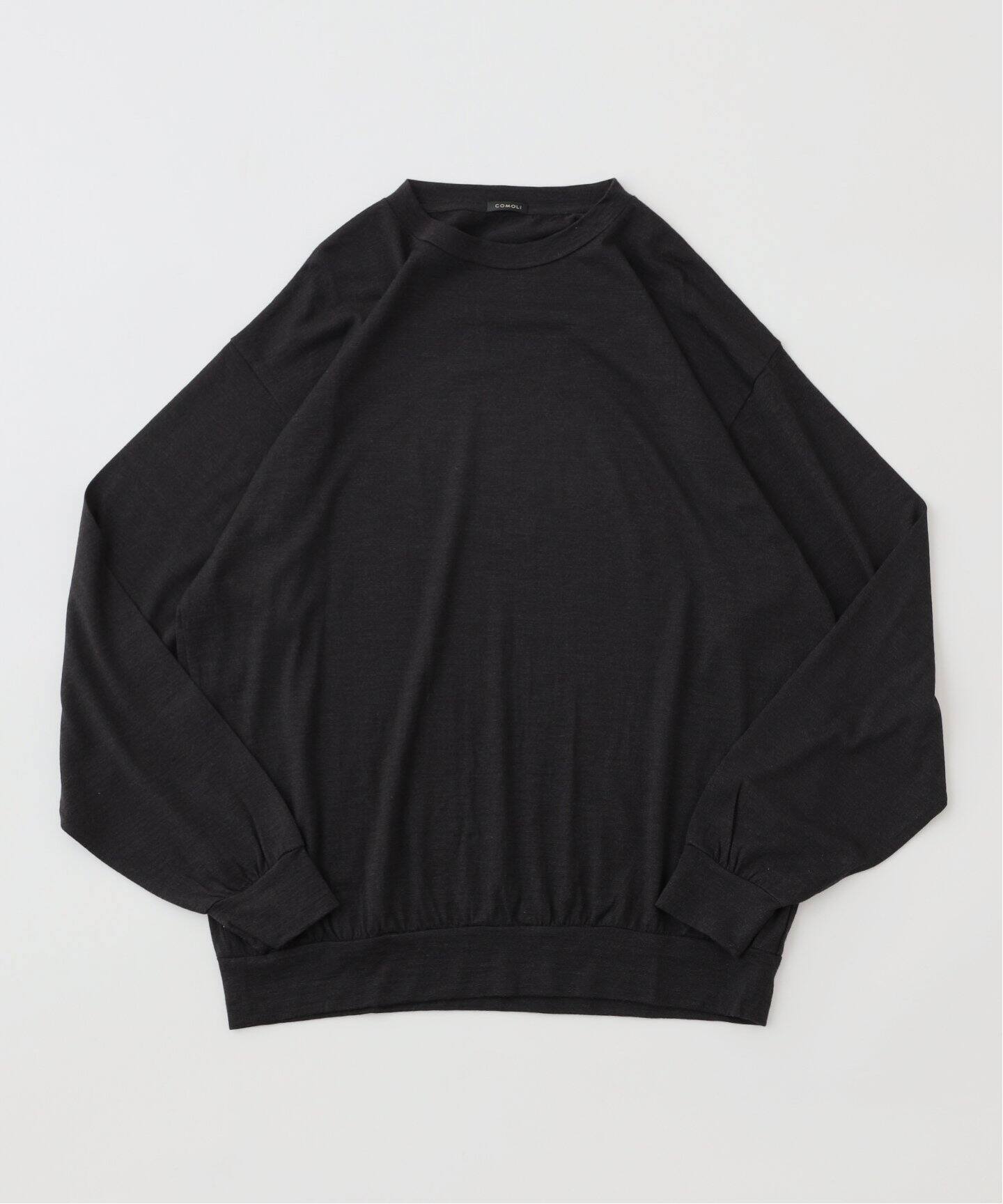 COMOLI / コモリ】ウールテンジク ナガソデクルー（Tシャツ