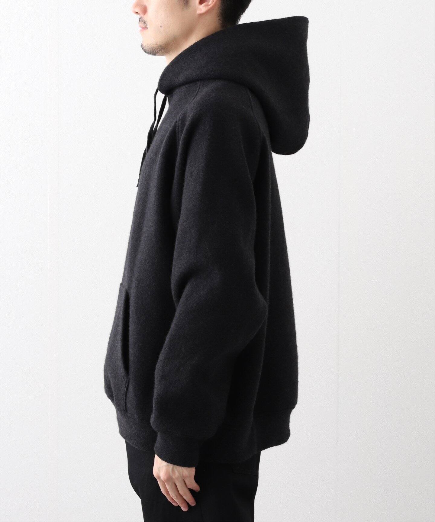 COMOLI / コモリ】ウールフェルト パーカ（Tシャツ／カットソー