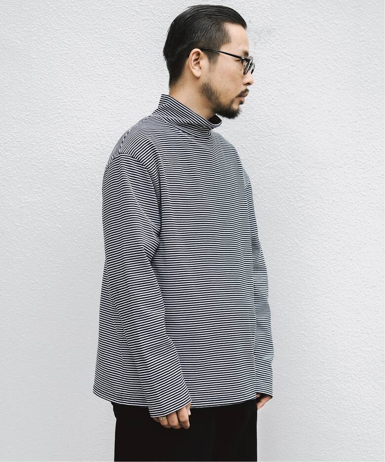 LE / エルイー】ボーダーハイネック（Tシャツ／カットソー）｜L 