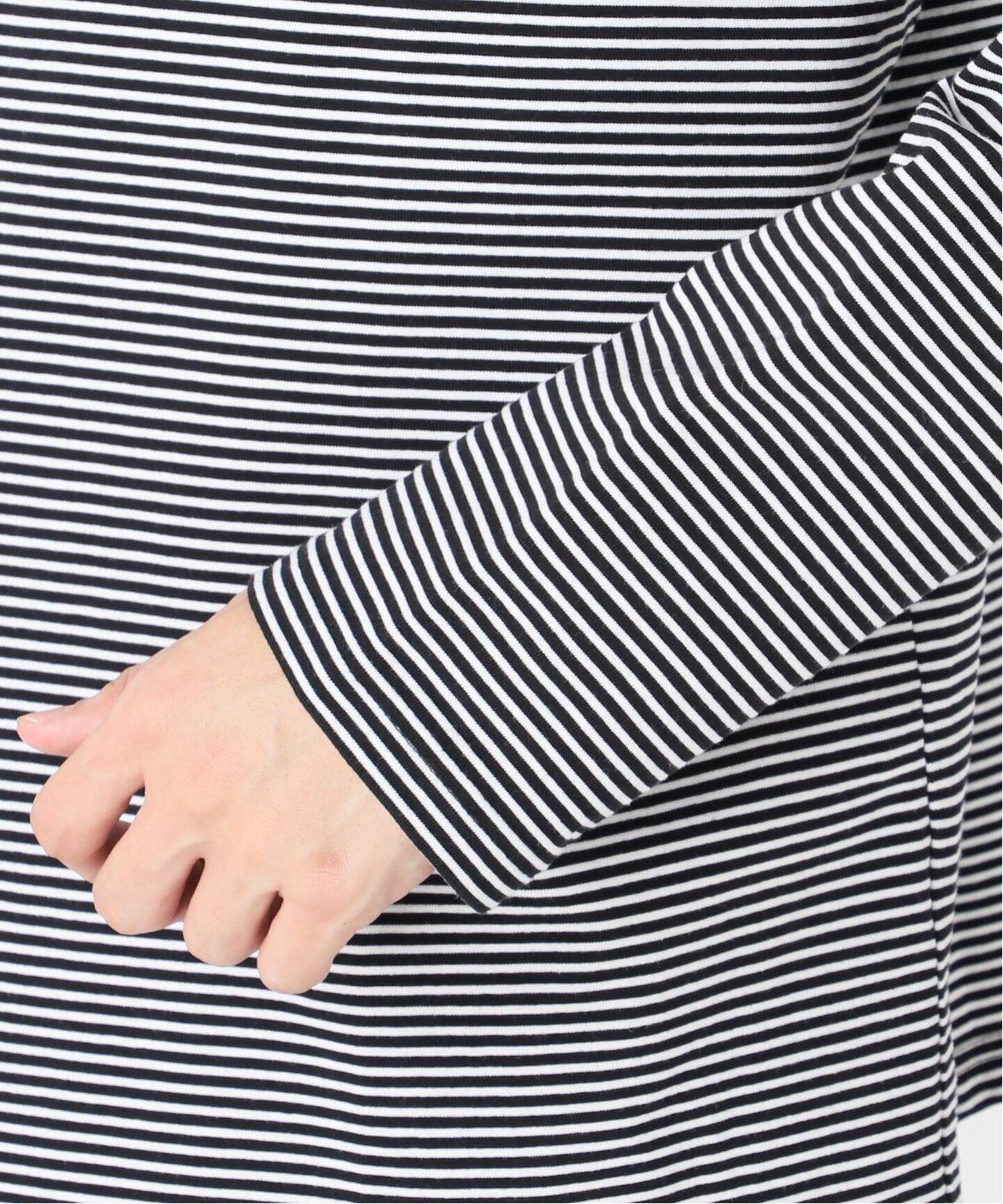 LE / エルイー】ボーダーハイネック（Tシャツ／カットソー）｜L
