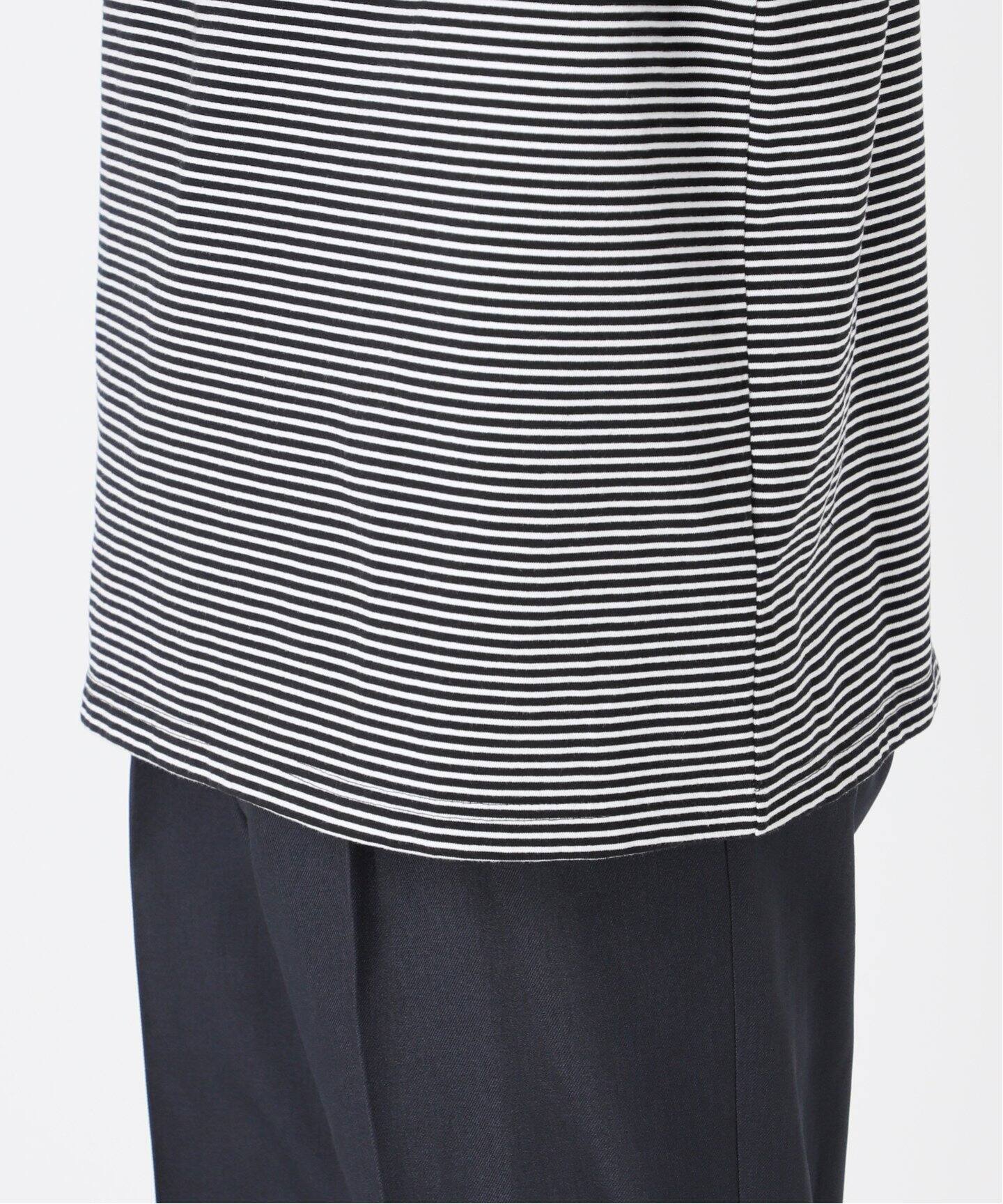 LE / エルイー】ボーダーハイネック（Tシャツ／カットソー）｜L