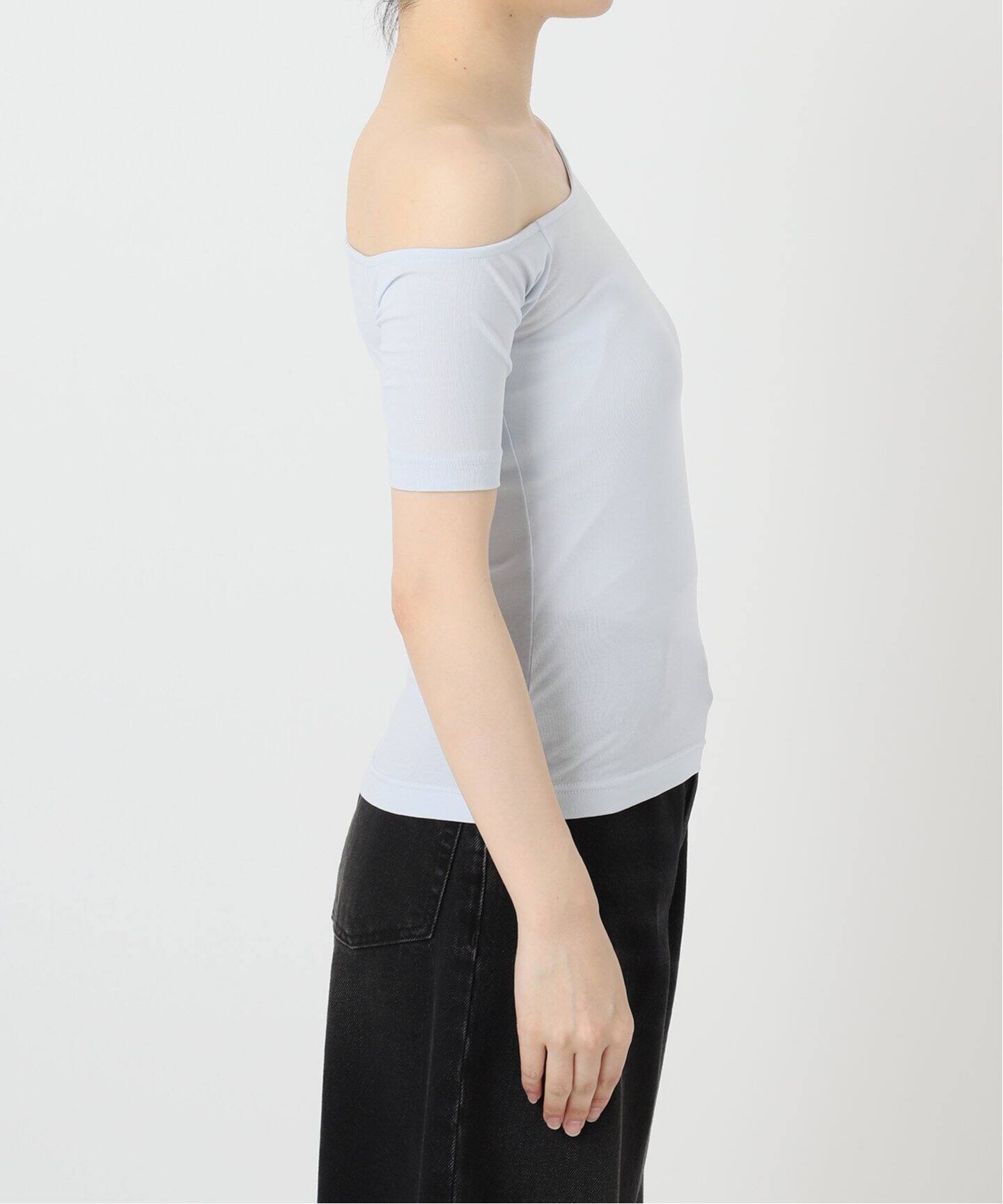 coro♡様✨極美品✨LIP GLOSS ベージュ　チェック　シャツ　胸ポケット lux top（Tシャツ／カットソー）｜Charles Chaton（シャルル