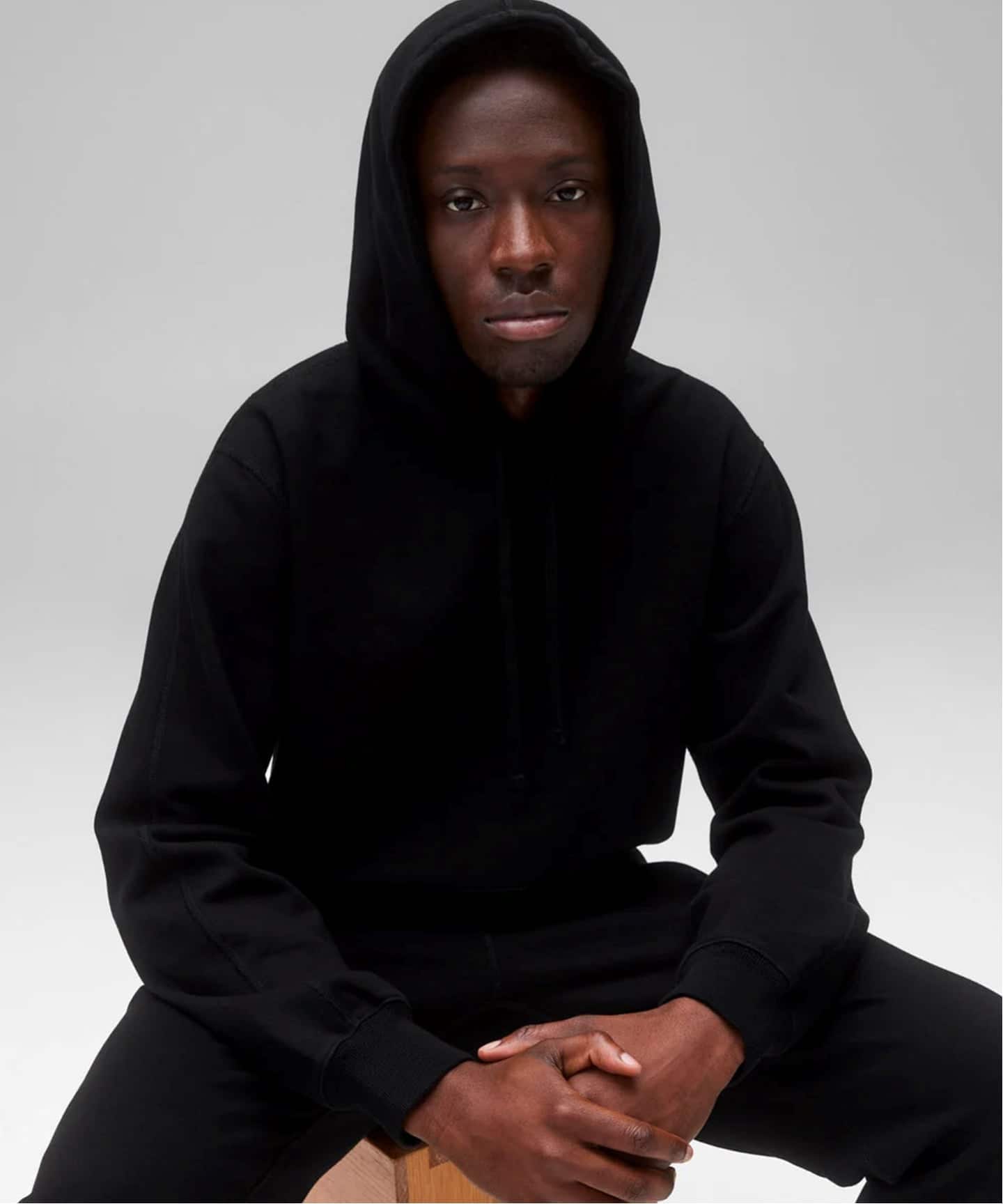 KYOTO BLACK MIDWEIGHT TERRY CLASSIC HOODIE（パーカー）｜REIGNING