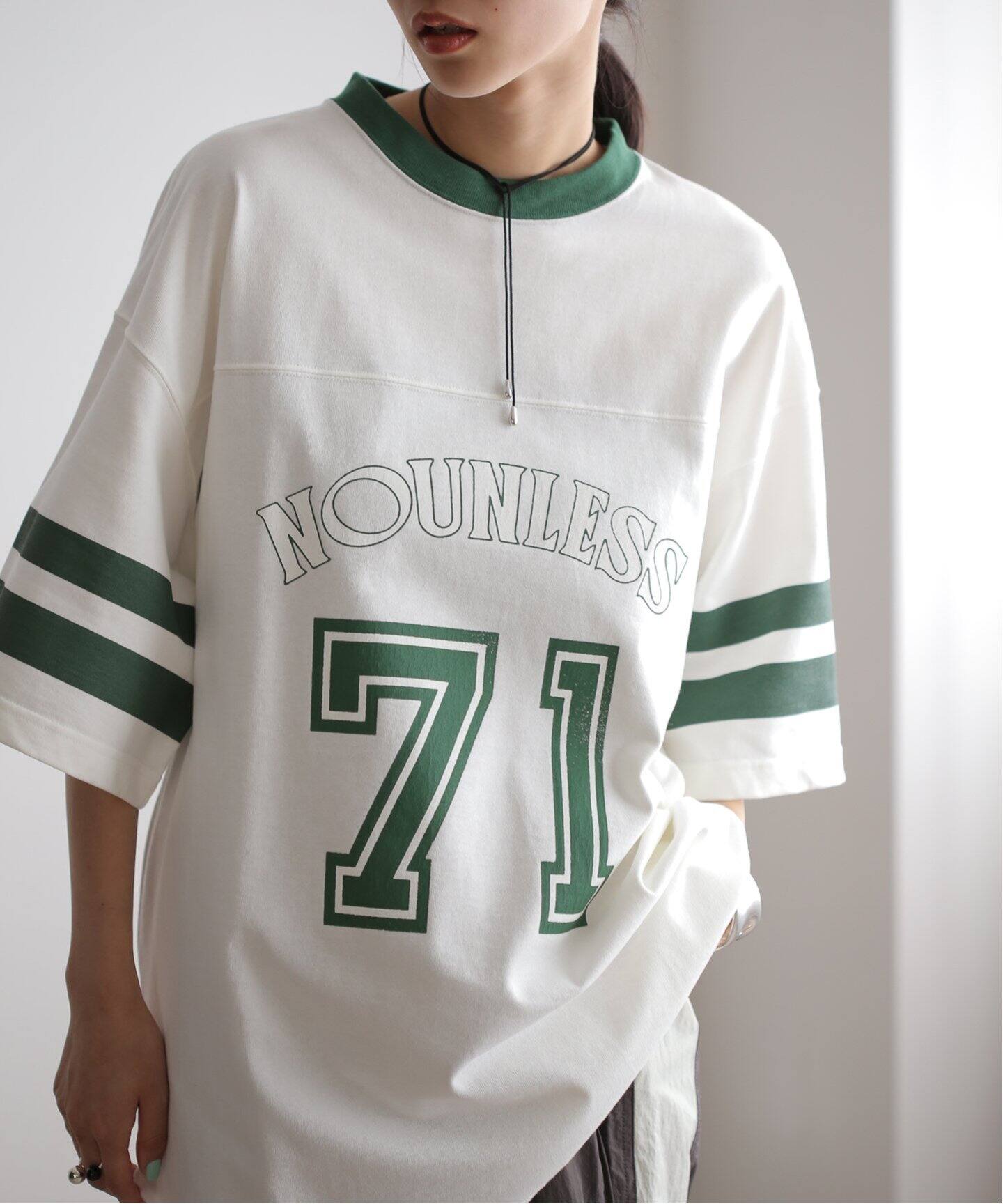 NOUNLESS / ナウンレス】 UNIFORM BIG TEE（Tシャツ／カットソー 