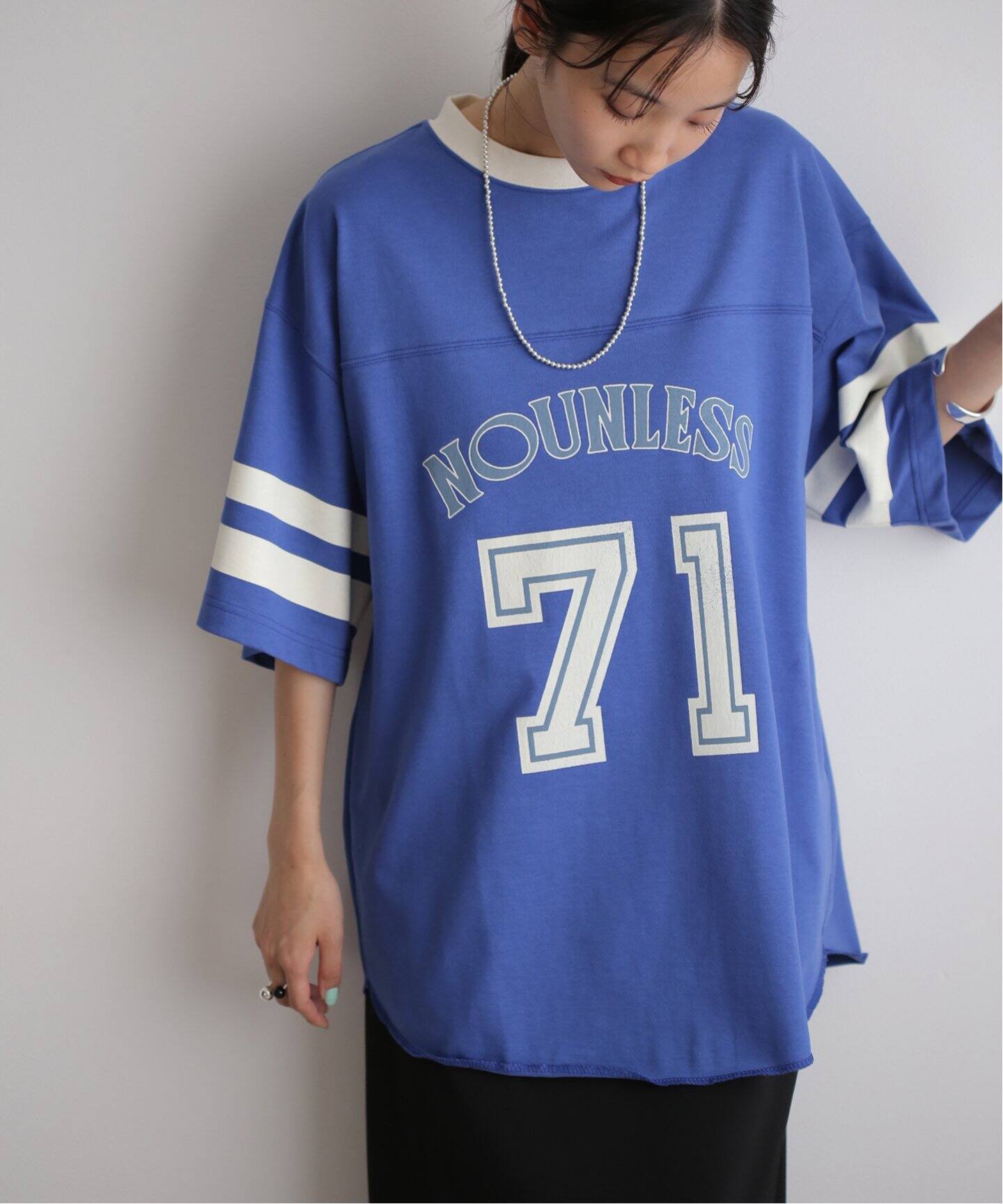 NOUNLESS / ナウンレス】 UNIFORM BIG TEE（Tシャツ／カットソー 