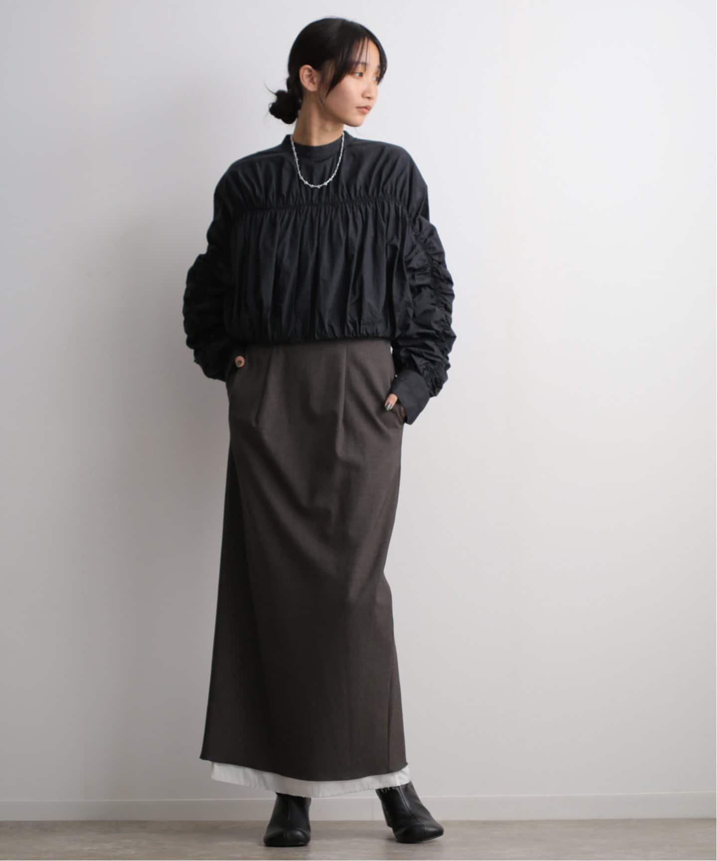 TODAYFUL Standcollar Gather Blouse 12420413（シャツ
