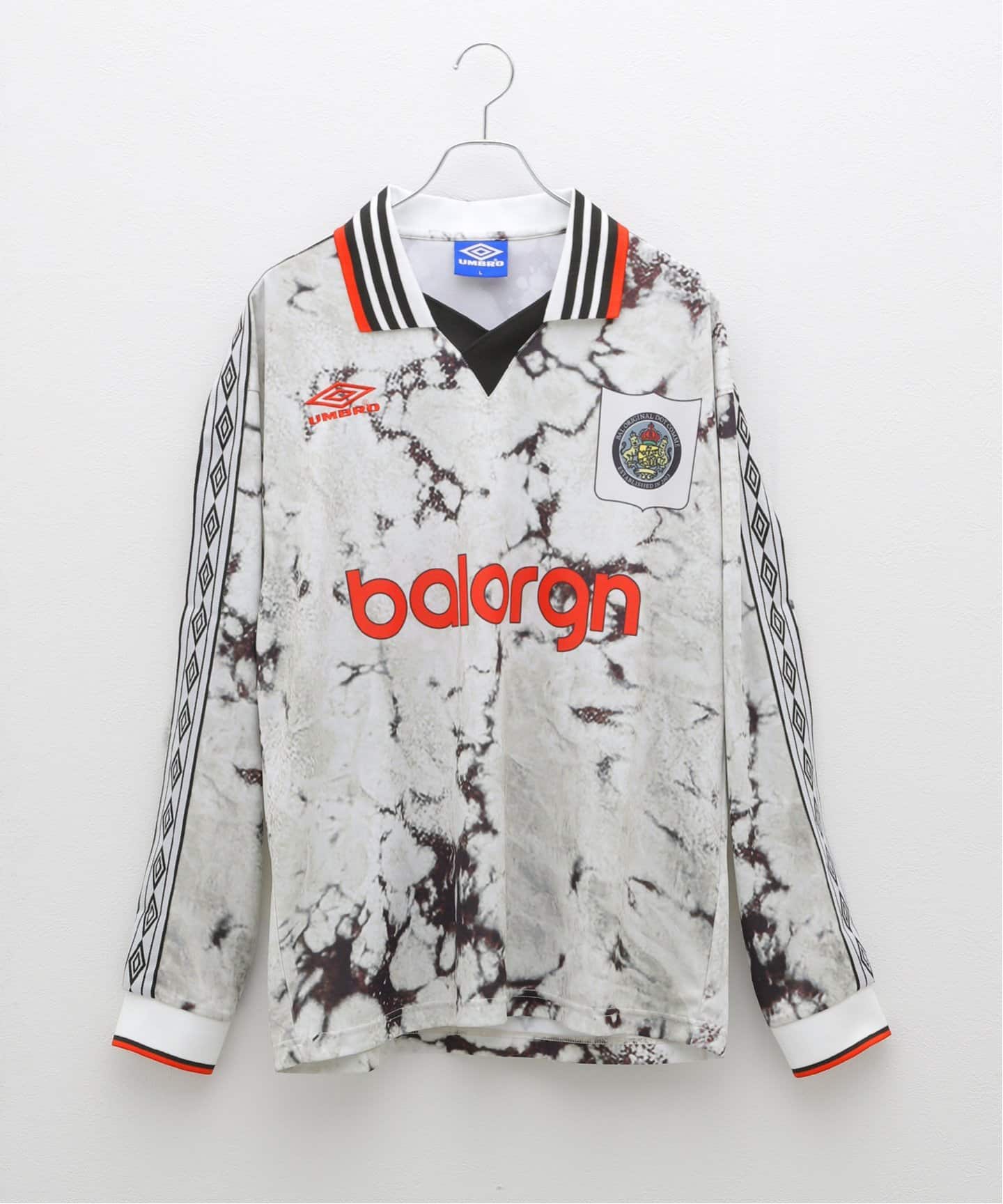 umbro 長袖ポロシャツ クリーム色