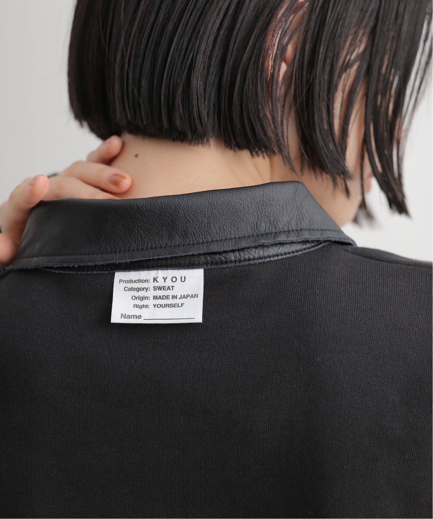 トップス KYOU BROTHERS Leather Heavy Sweat KYOU(キョウ) / 
