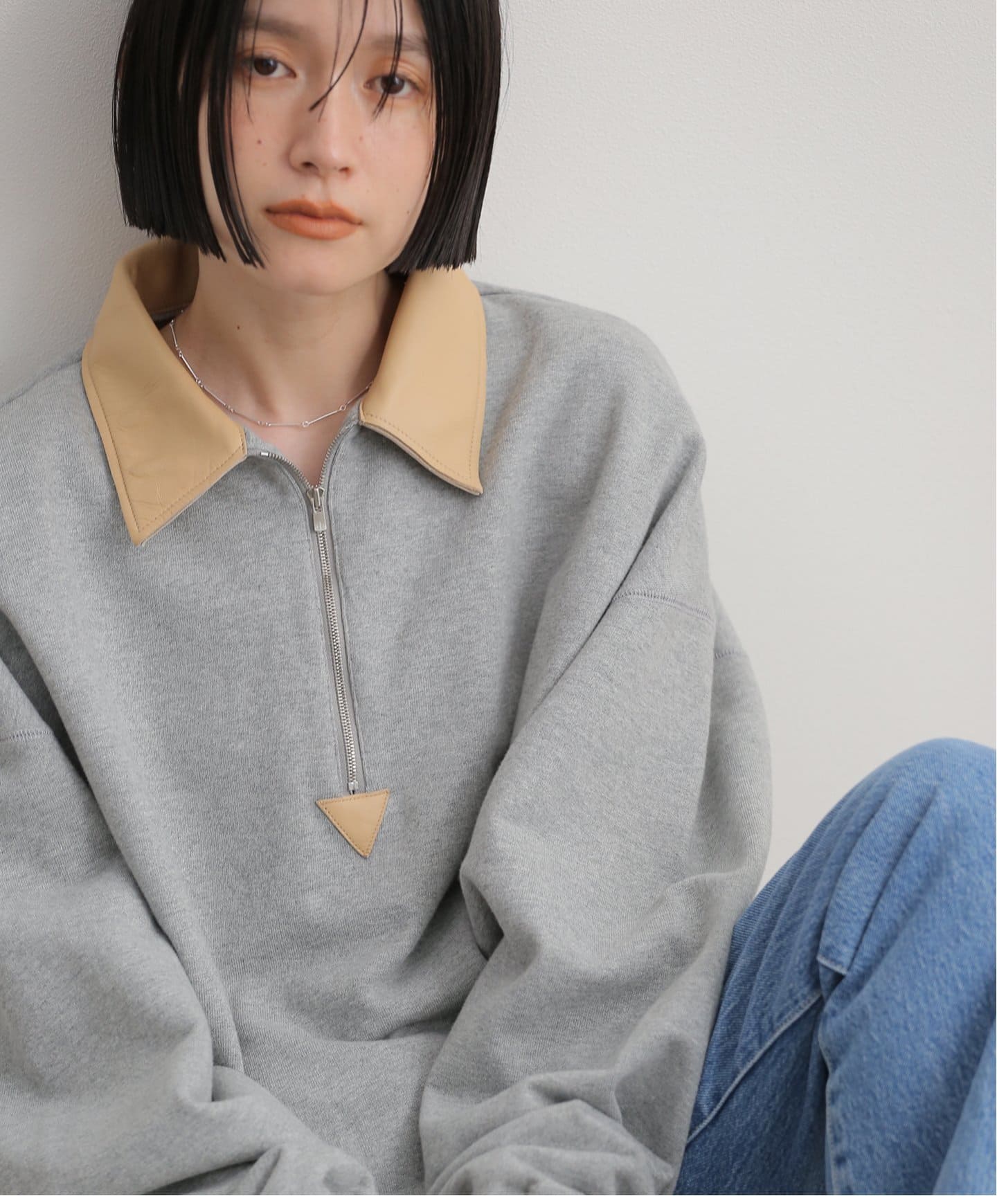 KYOU BROTHERS LEATHER HEAVY WEIGHT SWEAT (UNISEX