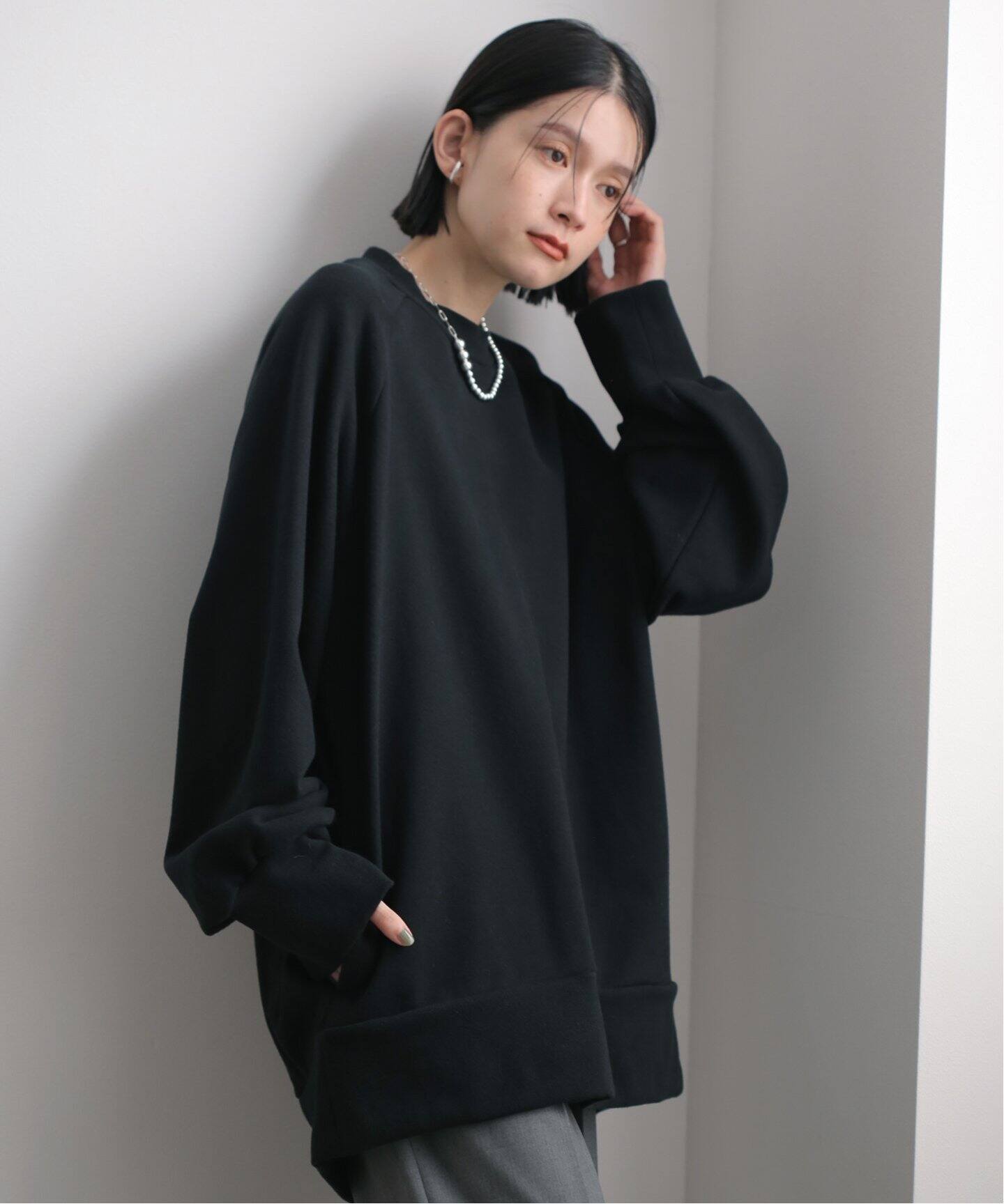 VUヴウhome&miles sweat [BLACK] スエット VUヴウhome&miles sweat [BLACK] スエット