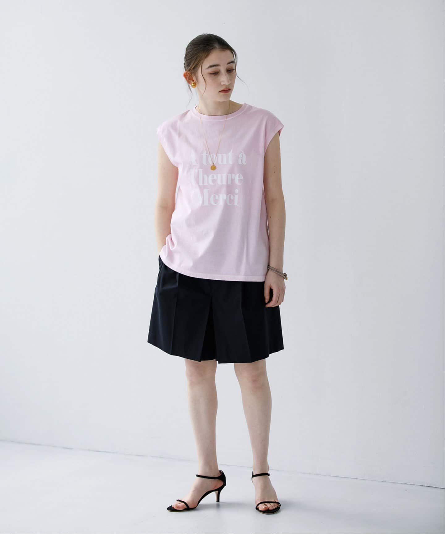 フレンチスリーブロゴプルオーバー（Tシャツ／カットソー）｜La