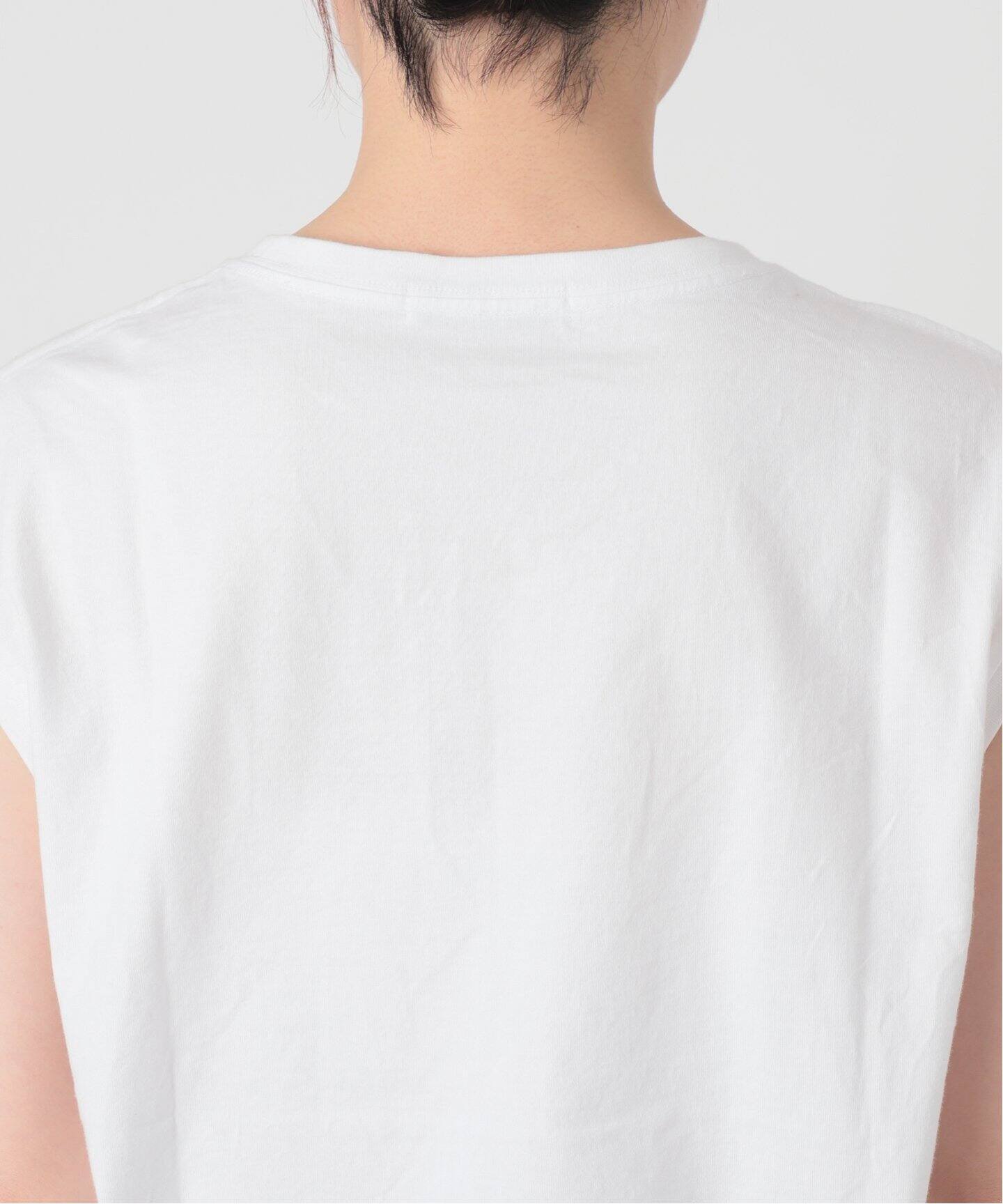 La TOTALITE - 最終価格　La Totalite リブフレンチスリーブプルオーバー フレンチスリーブロゴプルオーバー（Tシャツ／カットソー）｜La