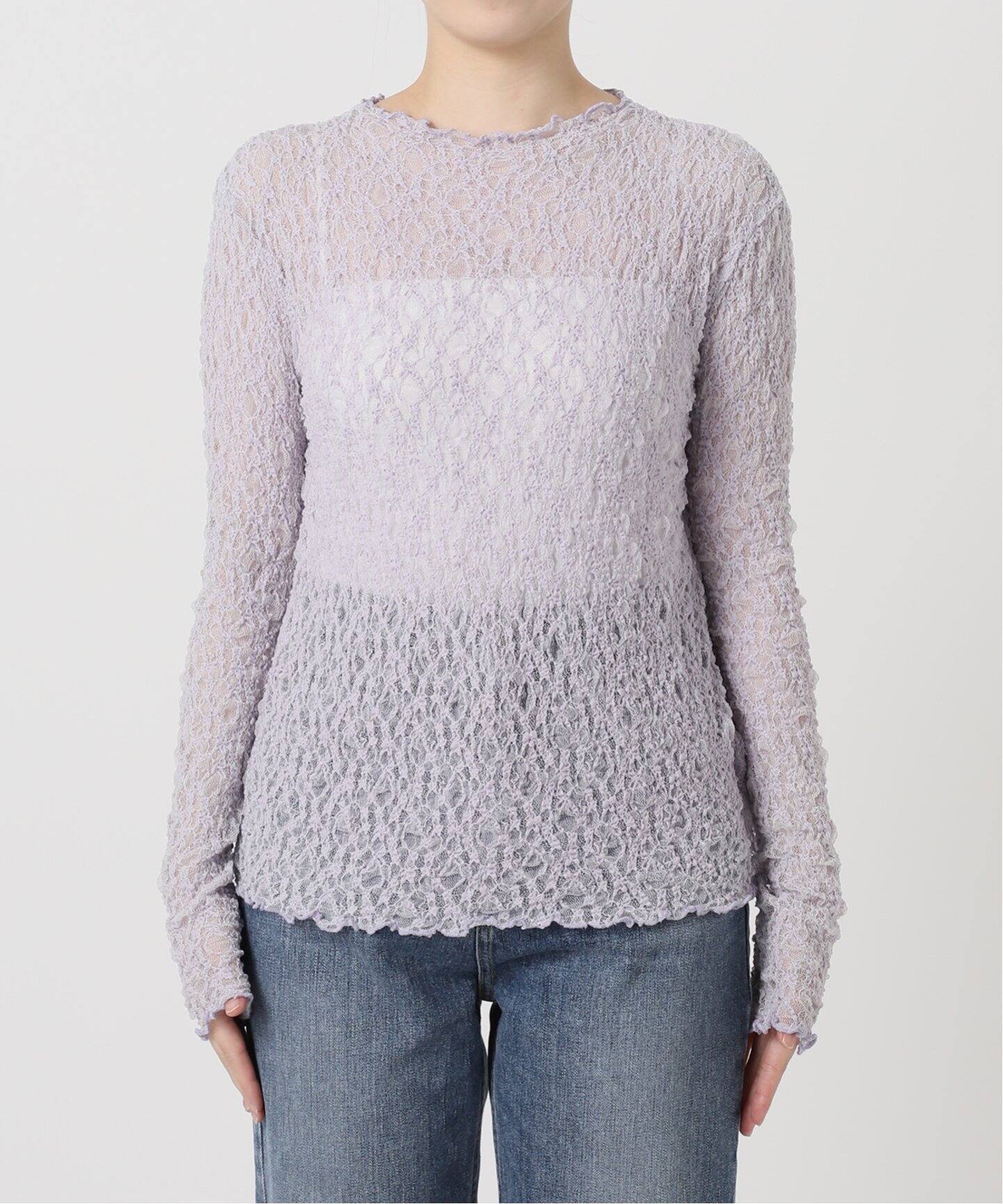 ストレッチレースカットソー（Tシャツ／カットソー）｜La Totalite（ラ