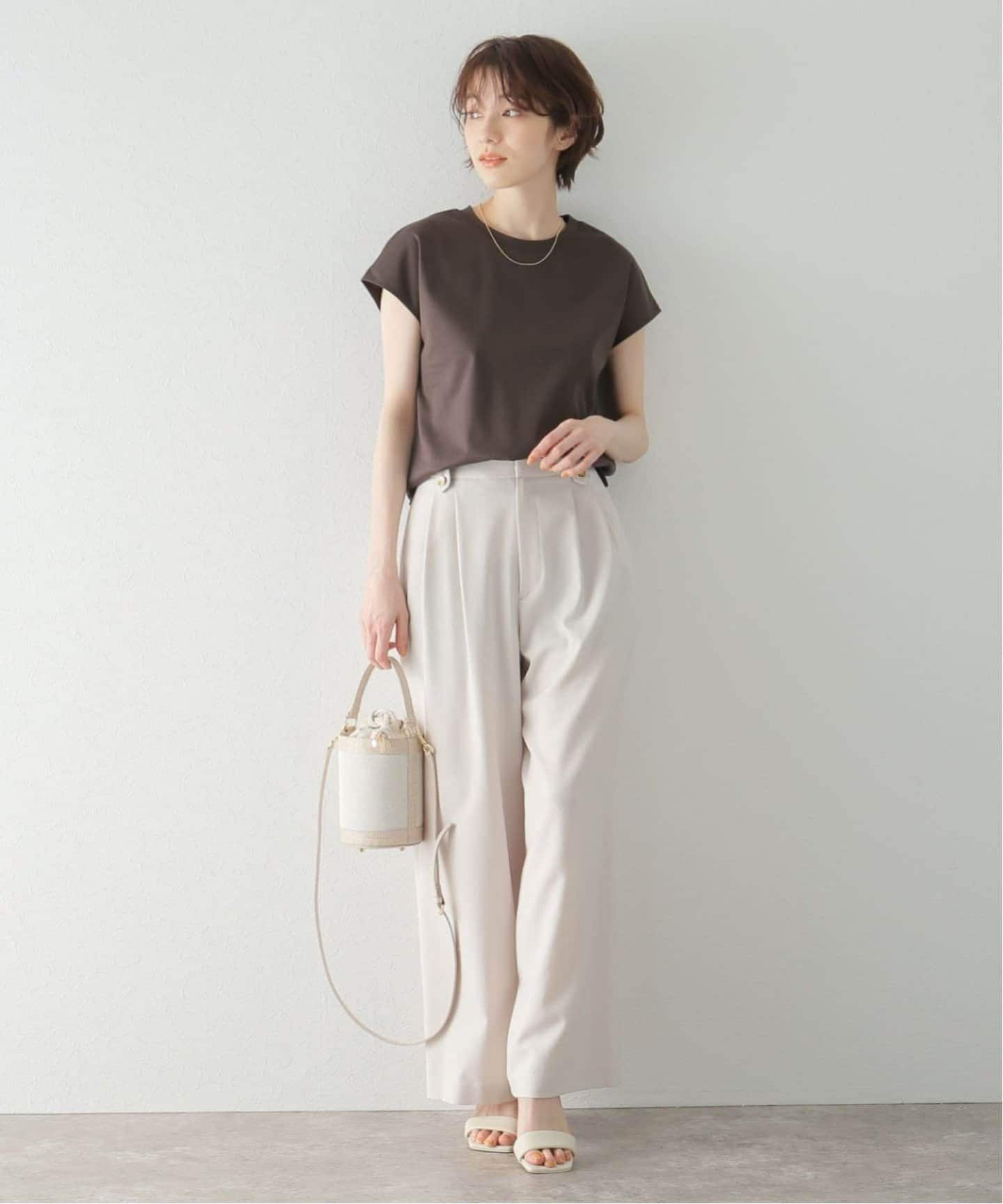 ラトータリテ La Totalite Tストラップ シャーリングストラップワンピース（ワンピース）｜La Totalite