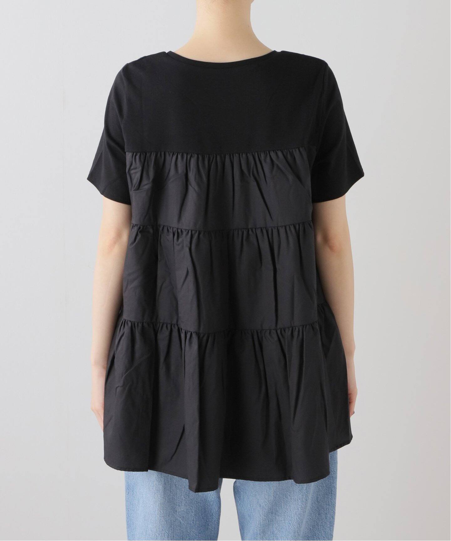 ティアードカットソープルオーバー（Tシャツ／カットソー）｜La