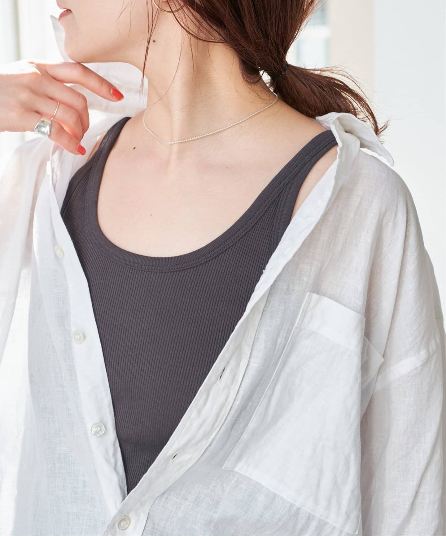 カップ付きキャミソール 2（キャミソール）｜Spick and Span（スピック