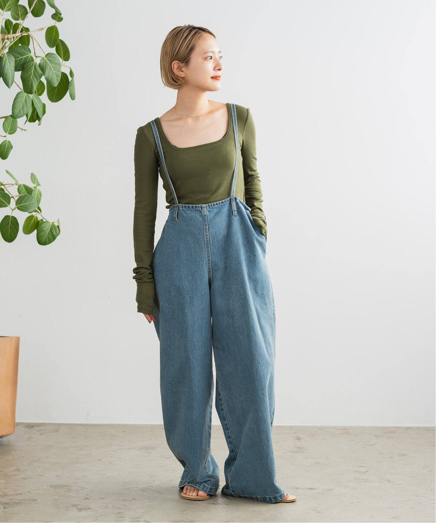 テレコカップ付きプルオーバー（Tシャツ／カットソー）｜Spick & Span 