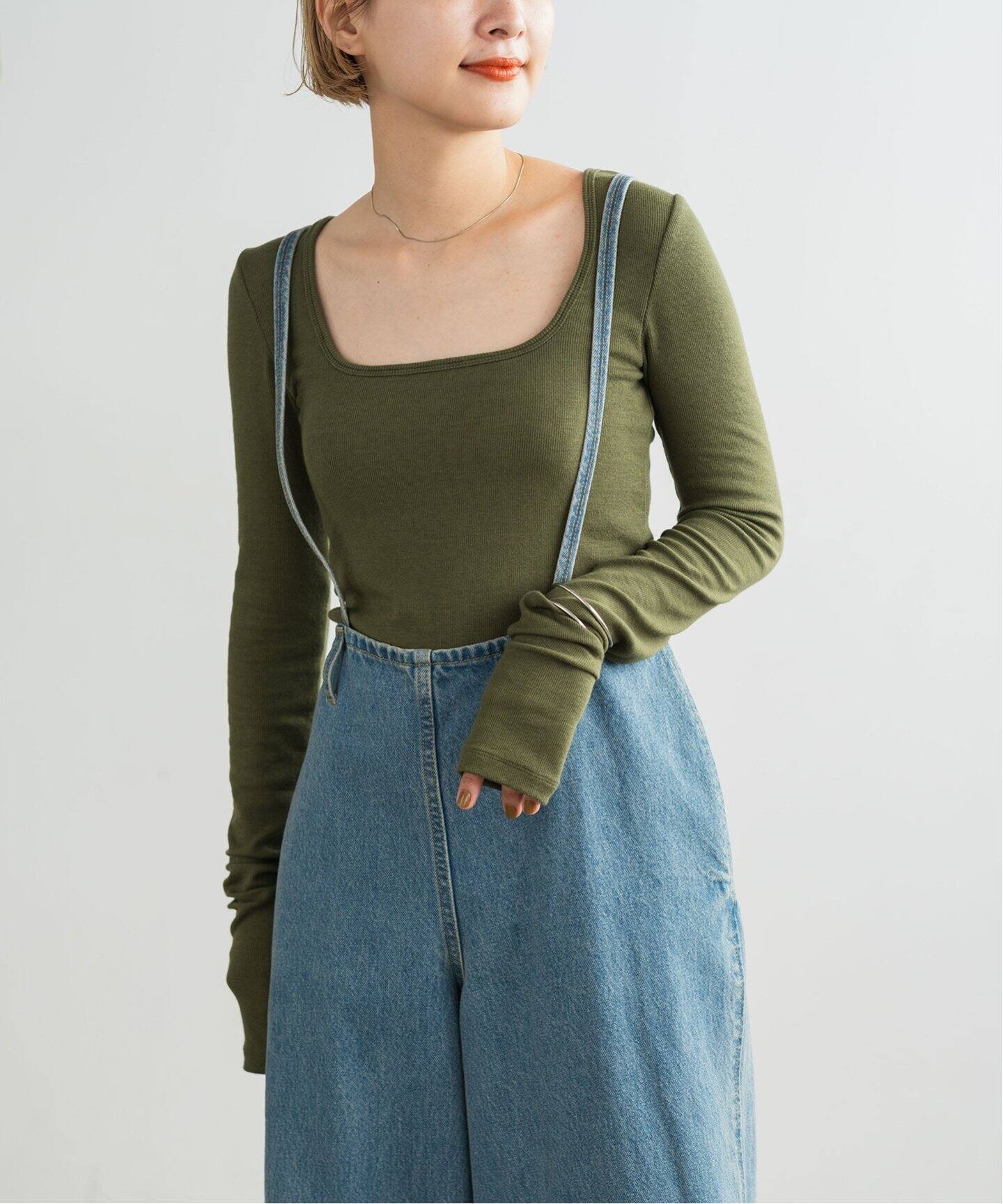 テレコカップ付きプルオーバー（Tシャツ／カットソー）｜Spick & Span 