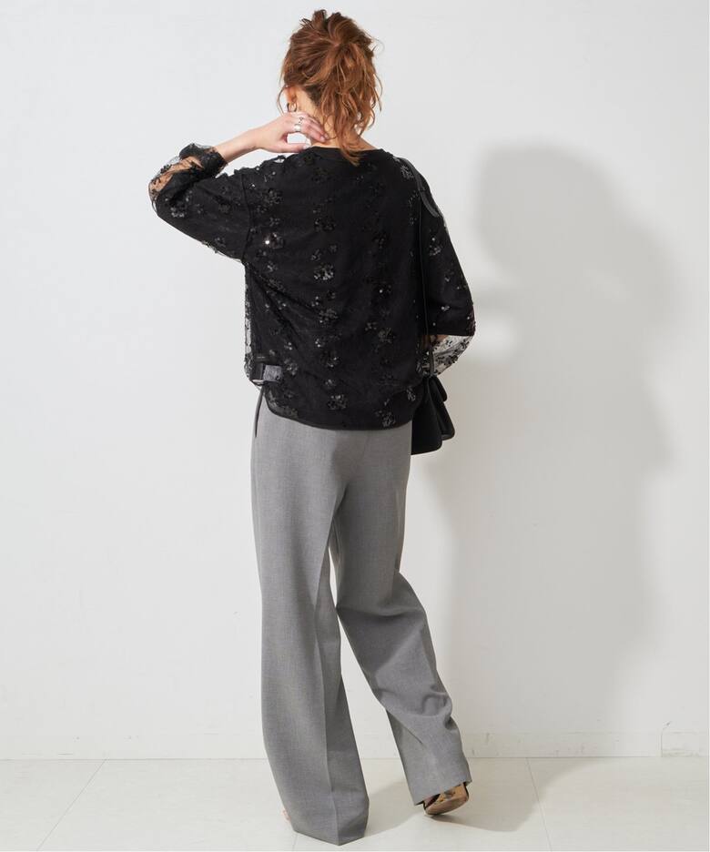 スパンコールチュール*Tシャツ（Tシャツ／カットソー）｜Spick & Span 