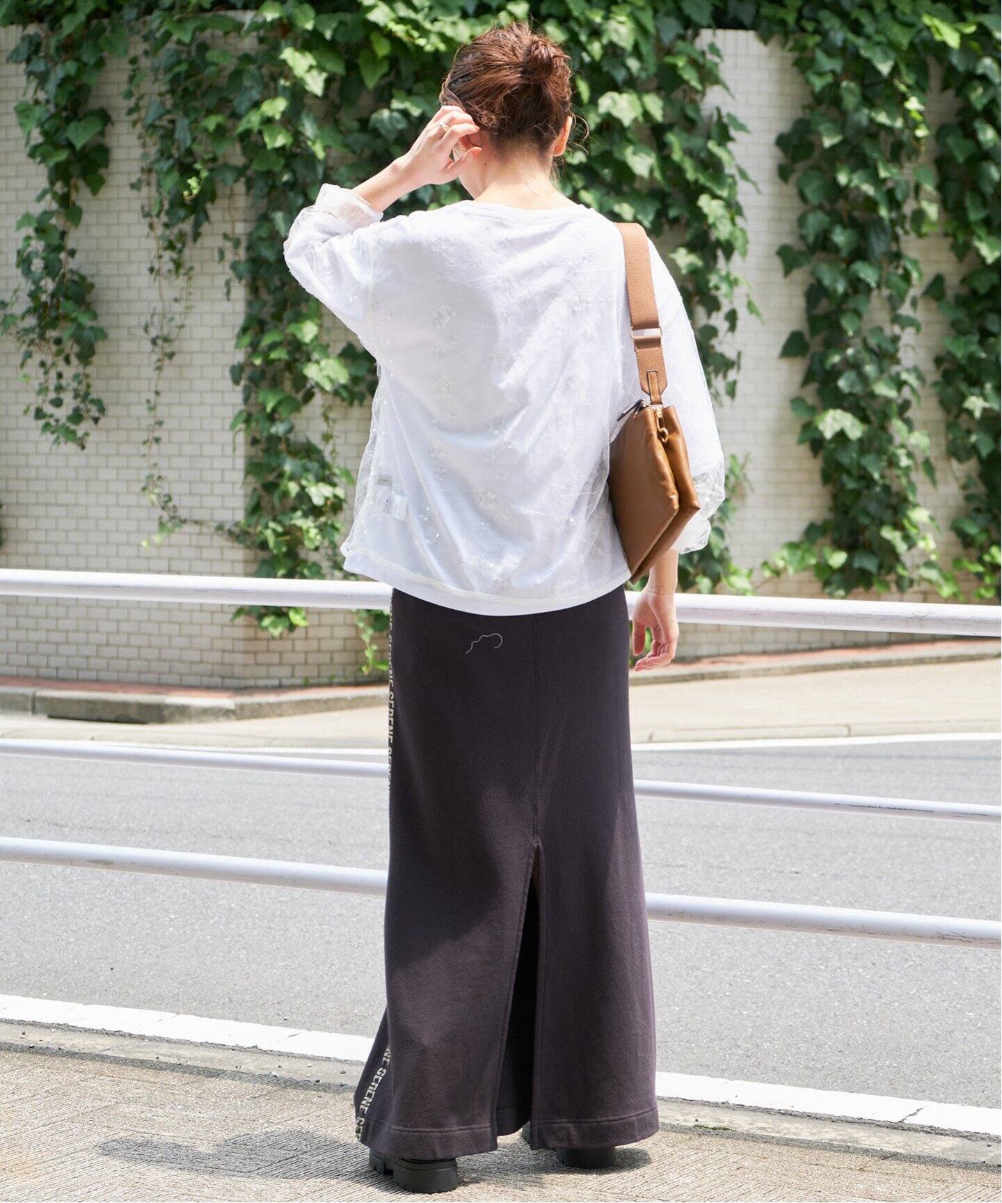 スパンコールチュール*Tシャツ（Tシャツ／カットソー）｜Spick