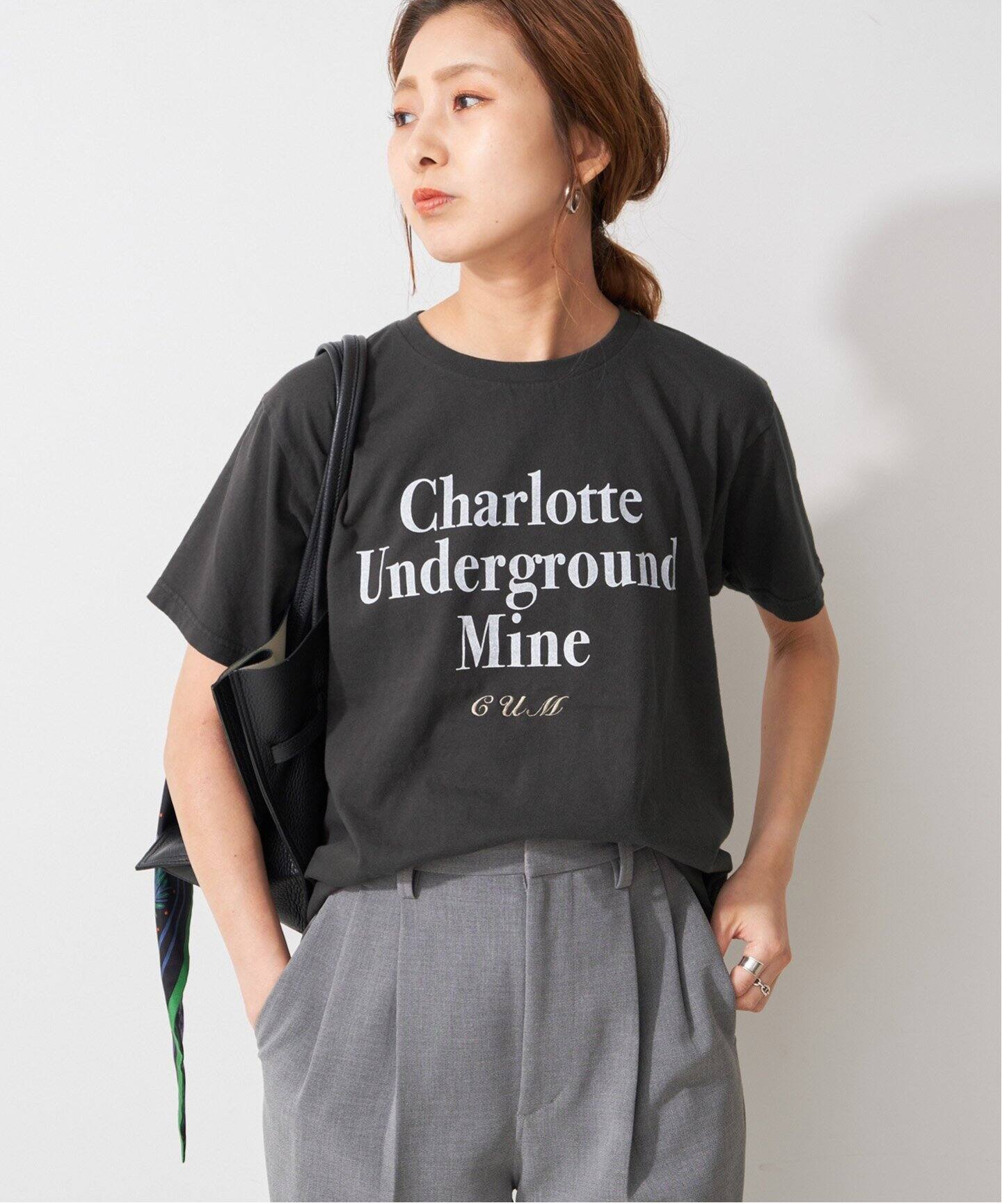 ロゴプリントエンブロイダリーTシャツ1（Tシャツ／カットソー）｜Spick