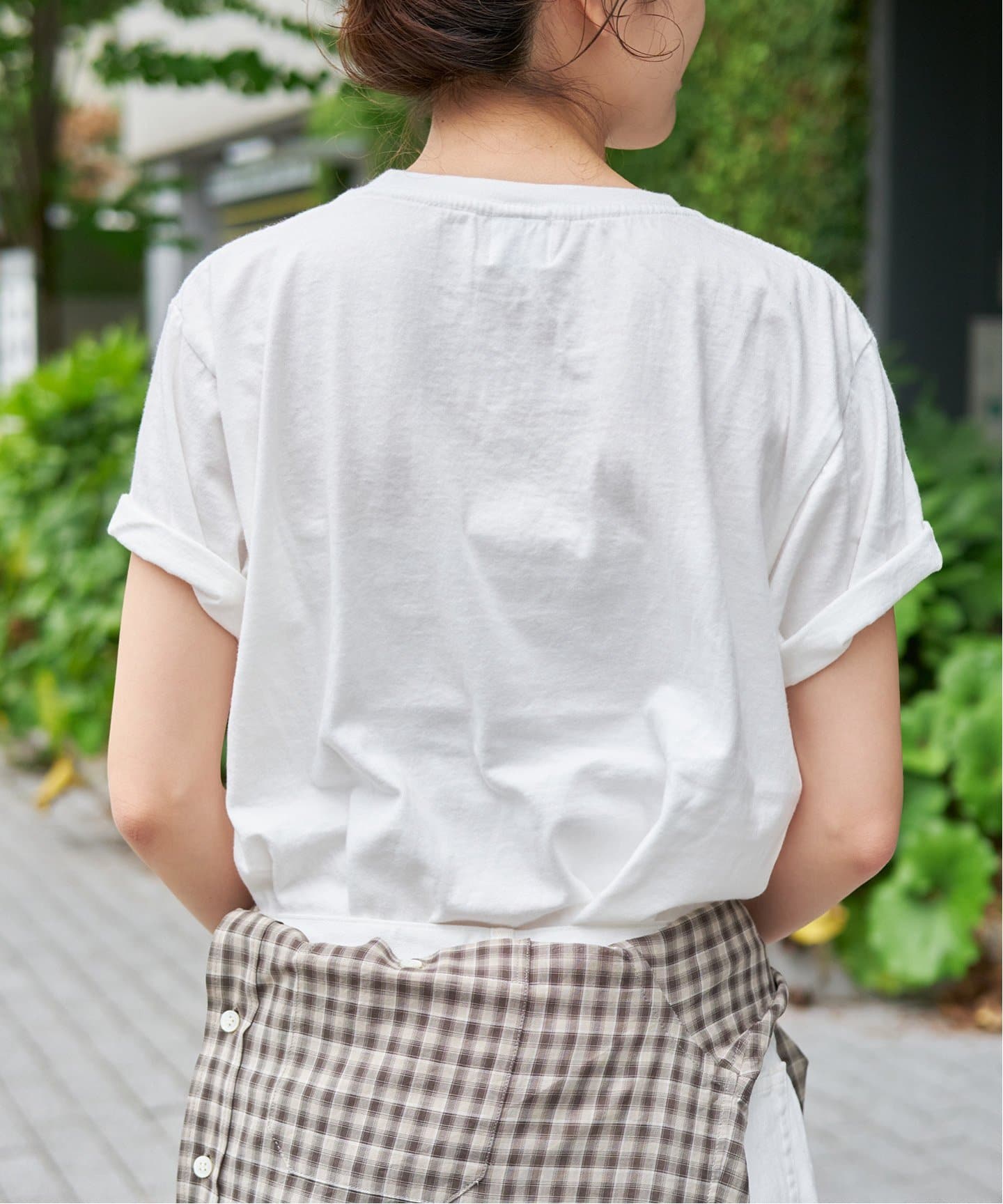 ロゴプリントエンブロイダリーTシャツ1（Tシャツ／カットソー）｜Spick