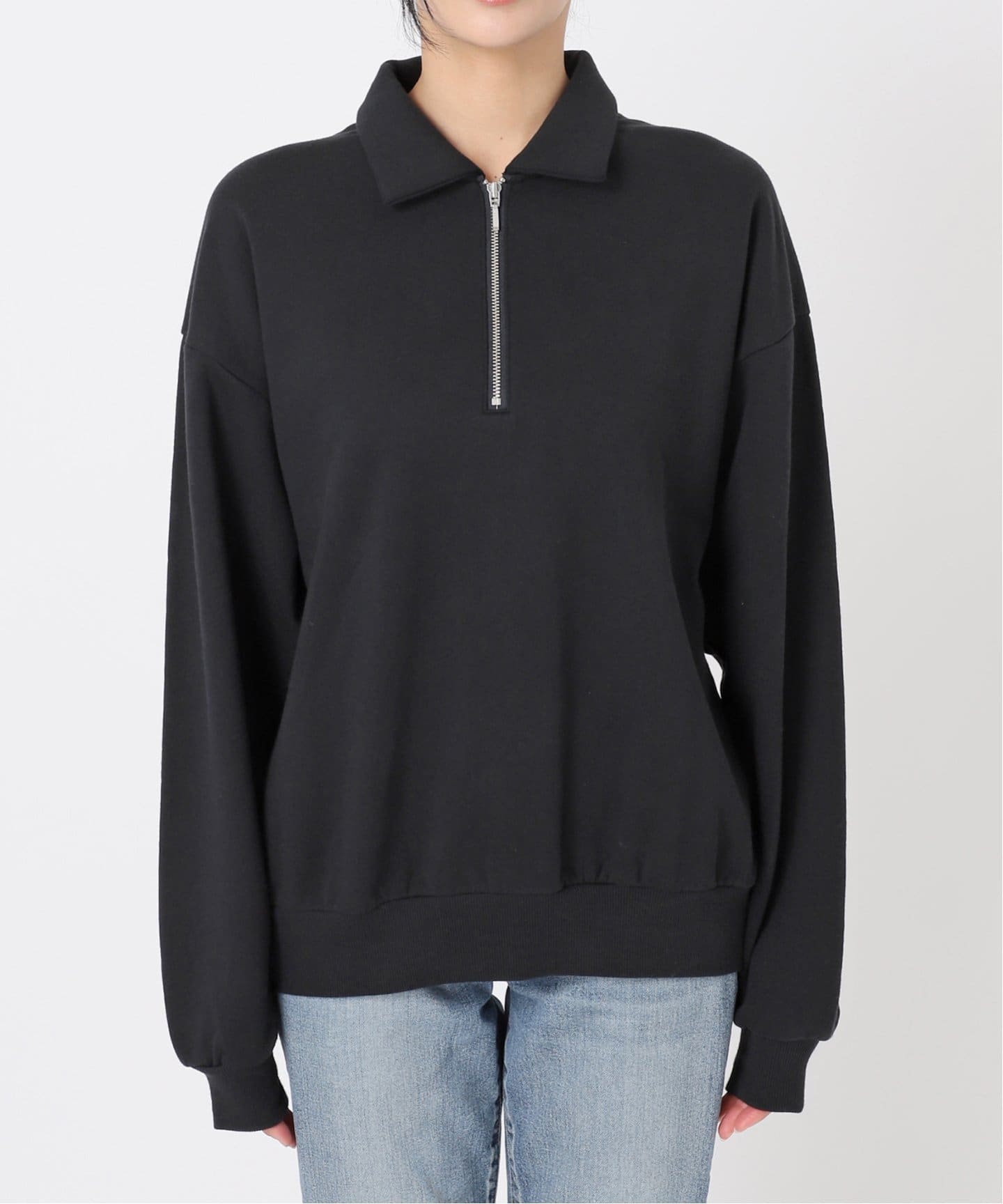 Spick &span ハーフジップスウェット☺︎* MAO MORITA × Spick & Span】Half zipスウェット（スウェット