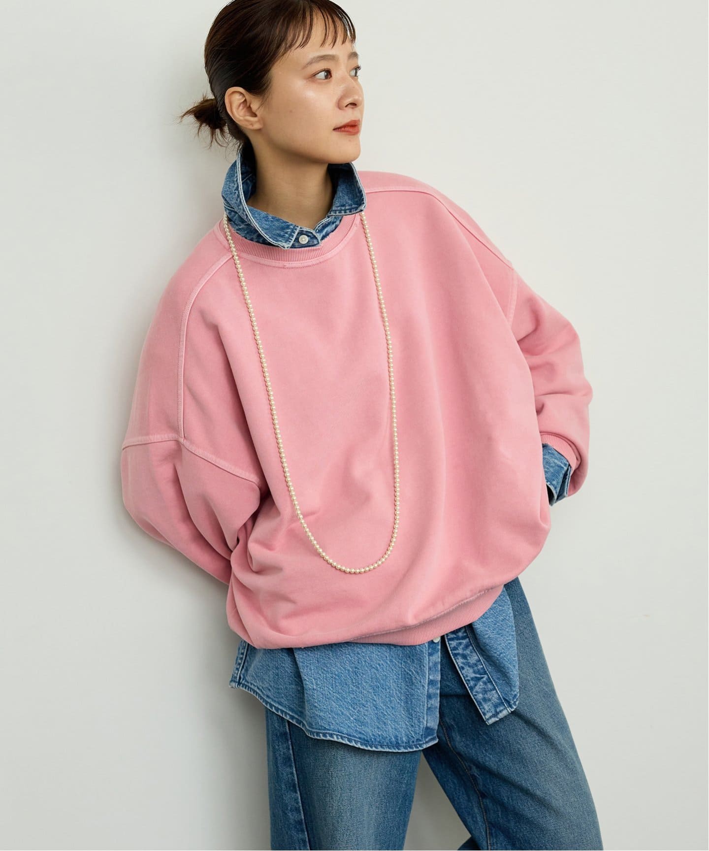 Spick &Span MAO MORITA vintage加工　スウェット MAO MORITA × Spick & Span】VINTAGE加工 スウェット