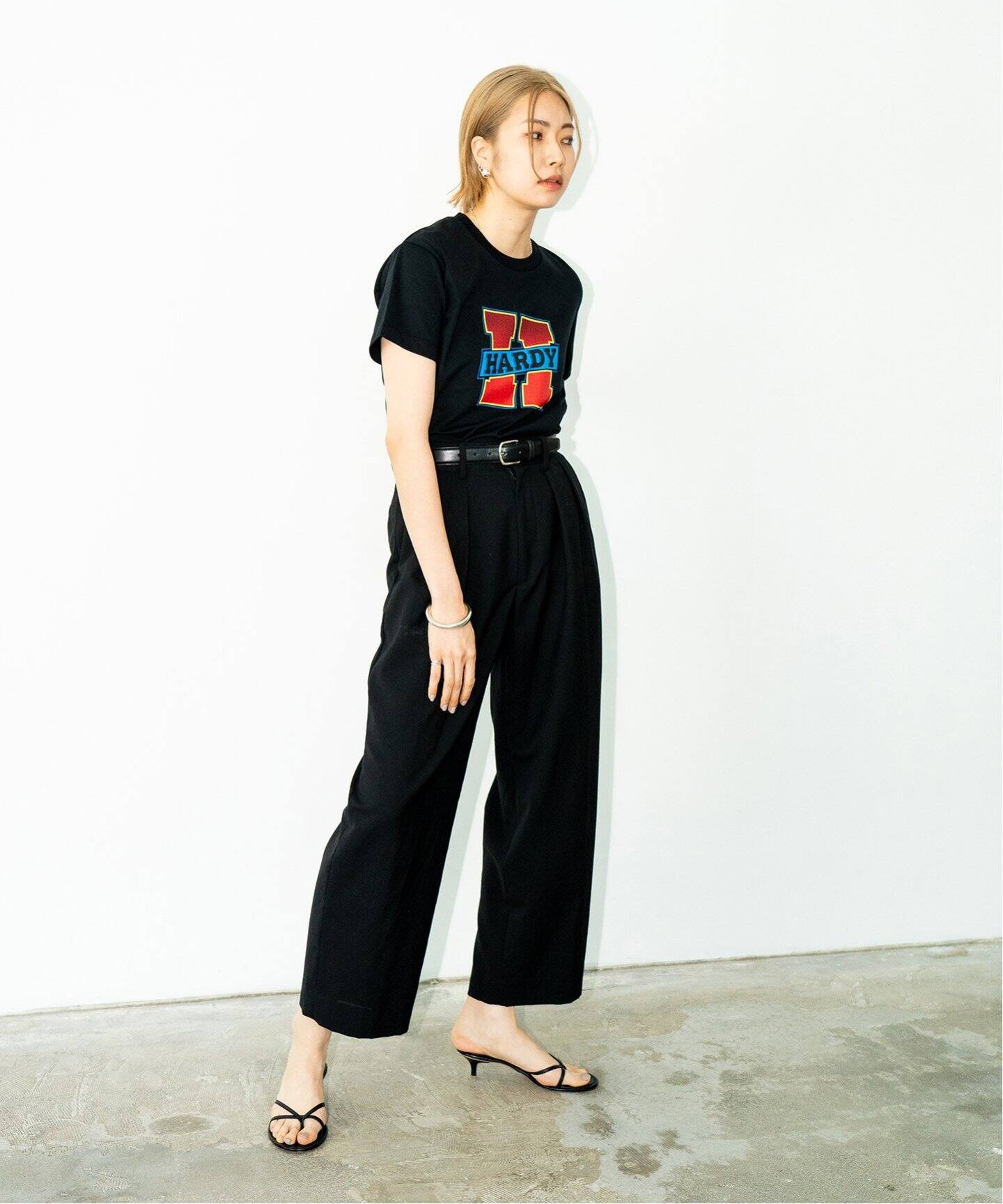 Hロゴ Tシャツ（Tシャツ／カットソー）｜HARDY NOIR（アルディー 