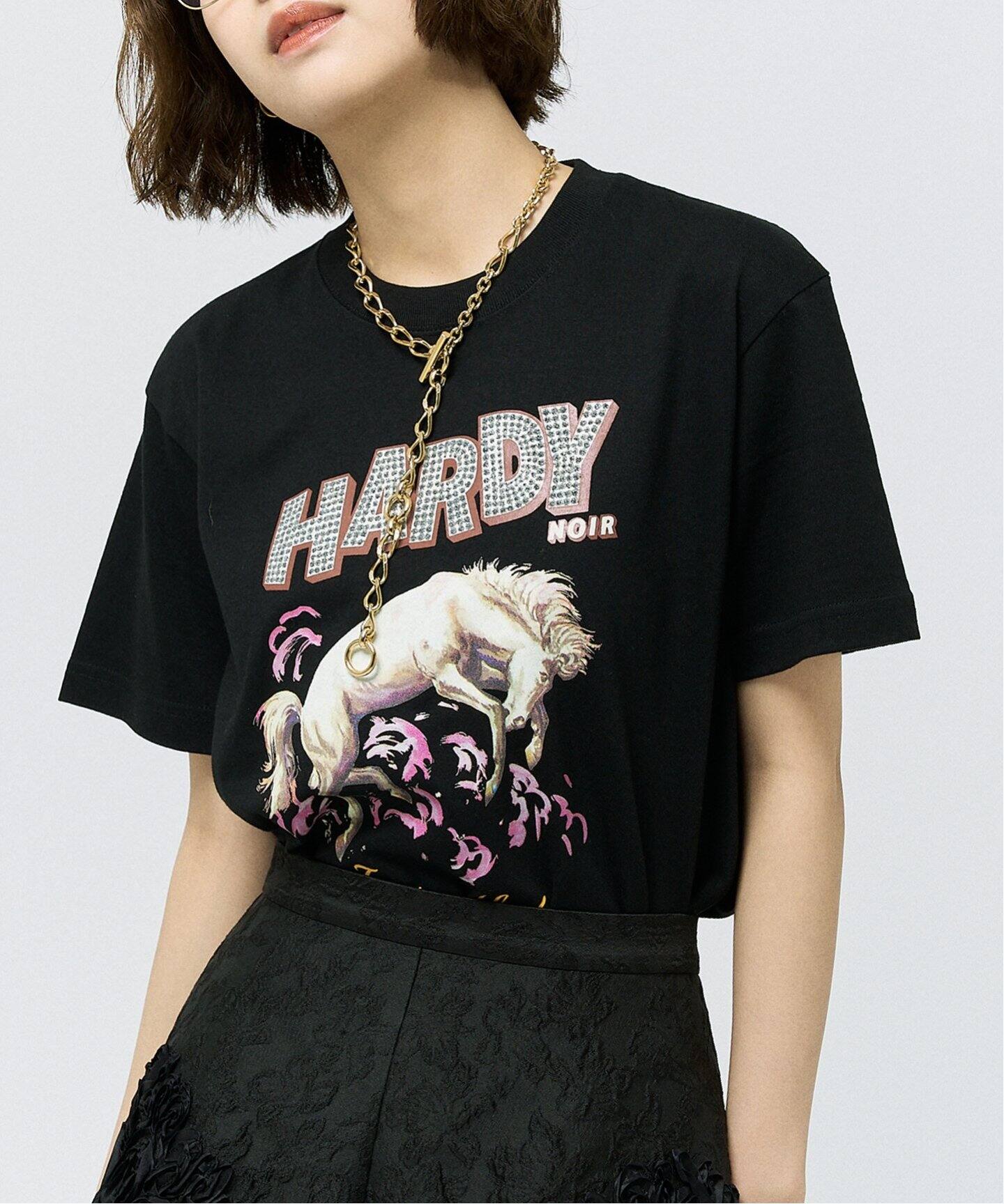 新品 HARDY NOIR パワーショルダーロンT アルディーノアール
