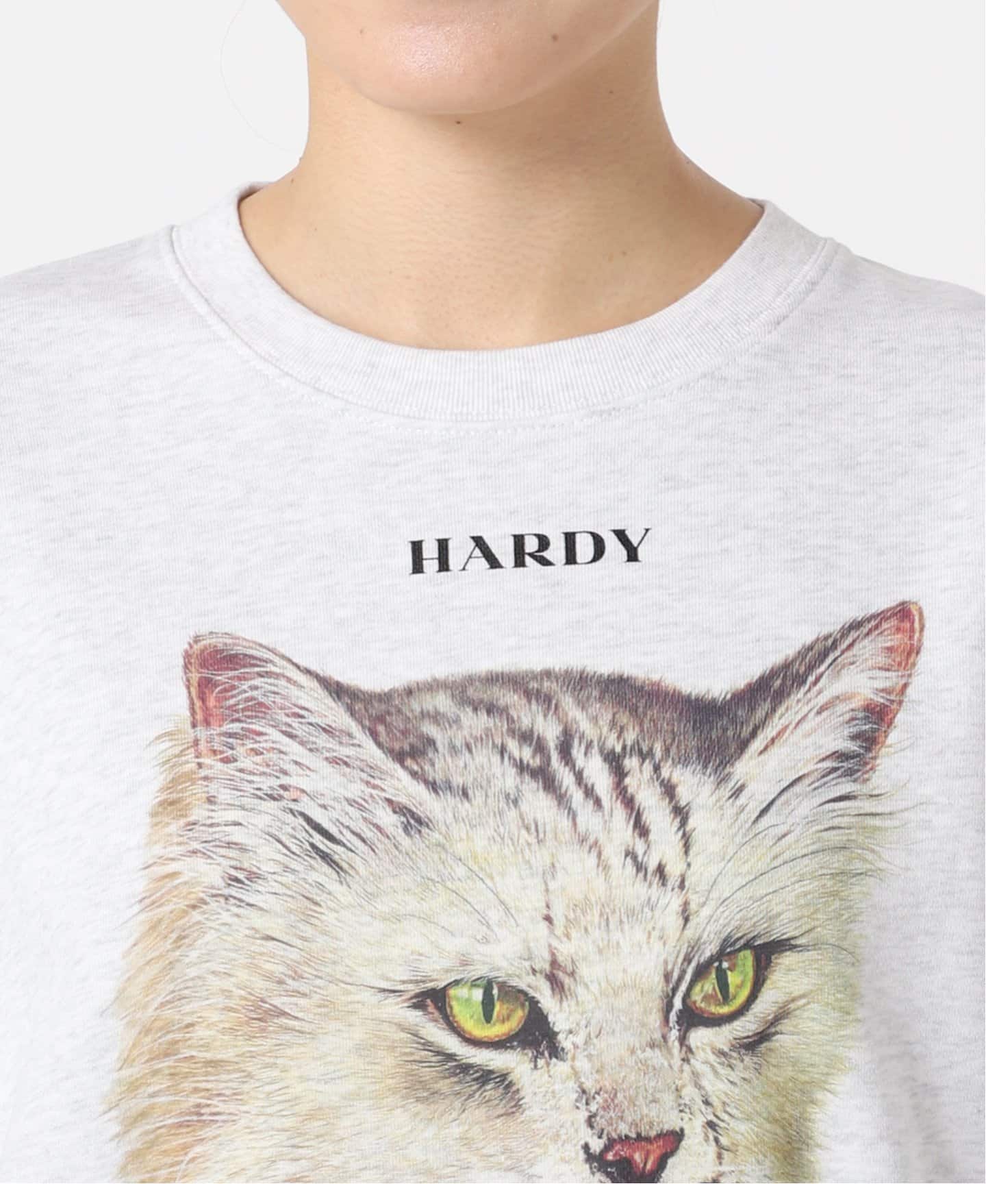【美品】HARDY NOIR 猫 スウェット トップス パーカー HARDY NOIR スウェット CAT PRINT スウエット : ZOZOTOWN Yahoo
