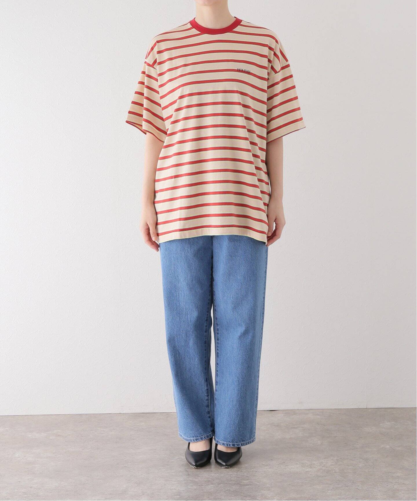 HOLIDAY / ホリデイ SUPER FINE BORDER T-SHIRT 24101107（Tシャツ  