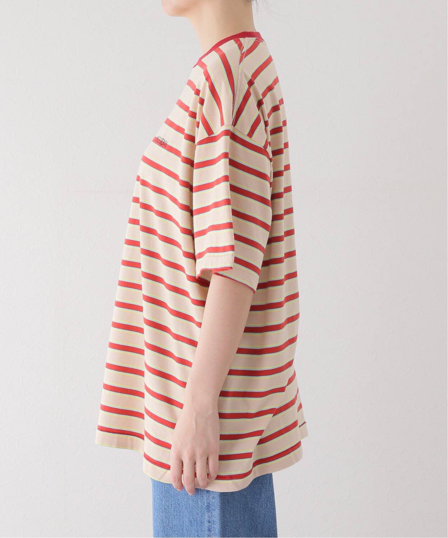 HOLIDAY / ホリデイ SUPER FINE BORDER T-SHIRT 24101107（Tシャツ  