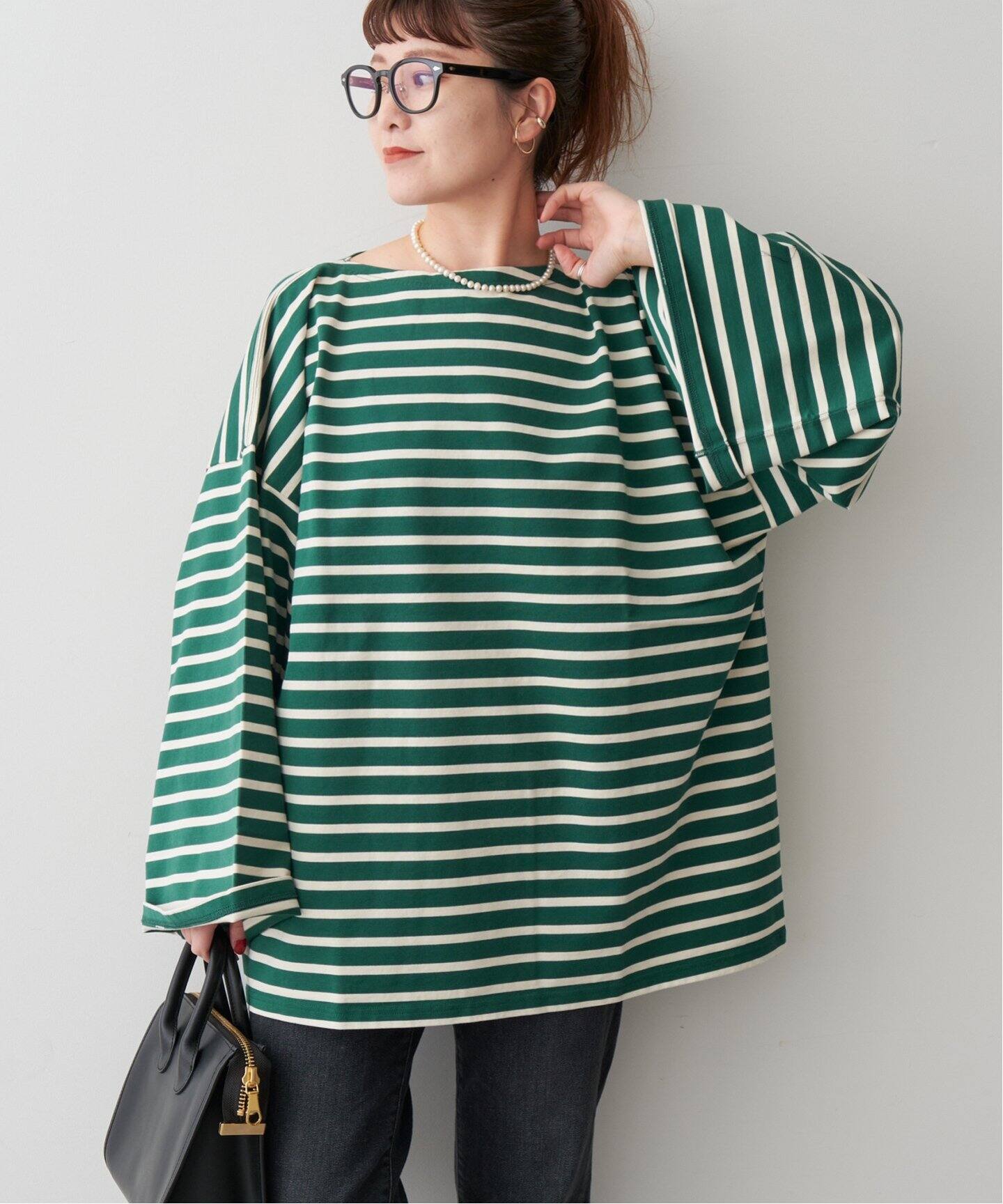≪一部店舗+WEB限定≫OBLADA / オブラダ GUERNSEY BORDER（Tシャツ 