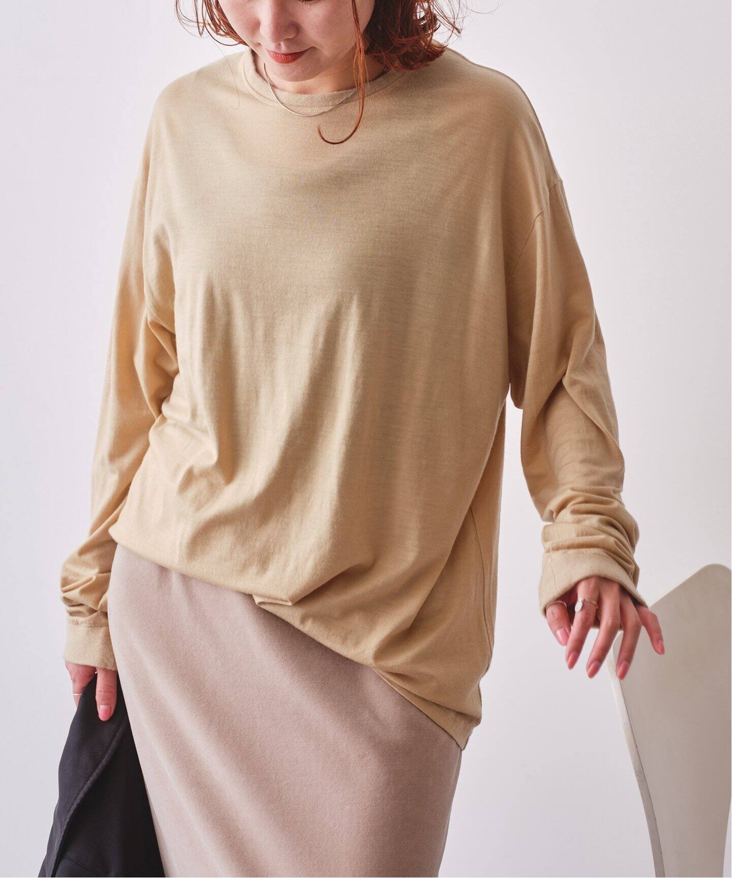 BODHI Higuchi x S カシミヤロングTEE（Tシャツ／カットソー）｜Spick  