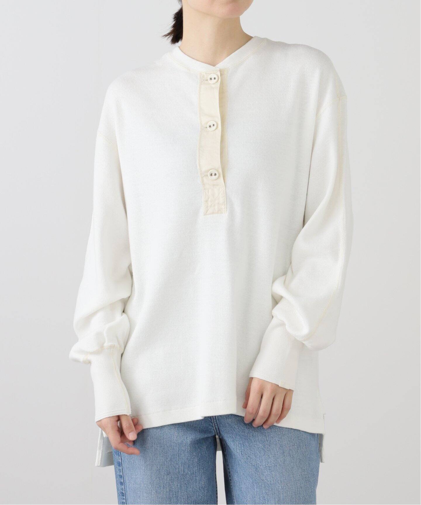 ≪WEB限定≫OBLADA / オブラダ MILITARY HENRY（Tシャツ／カットソー 
