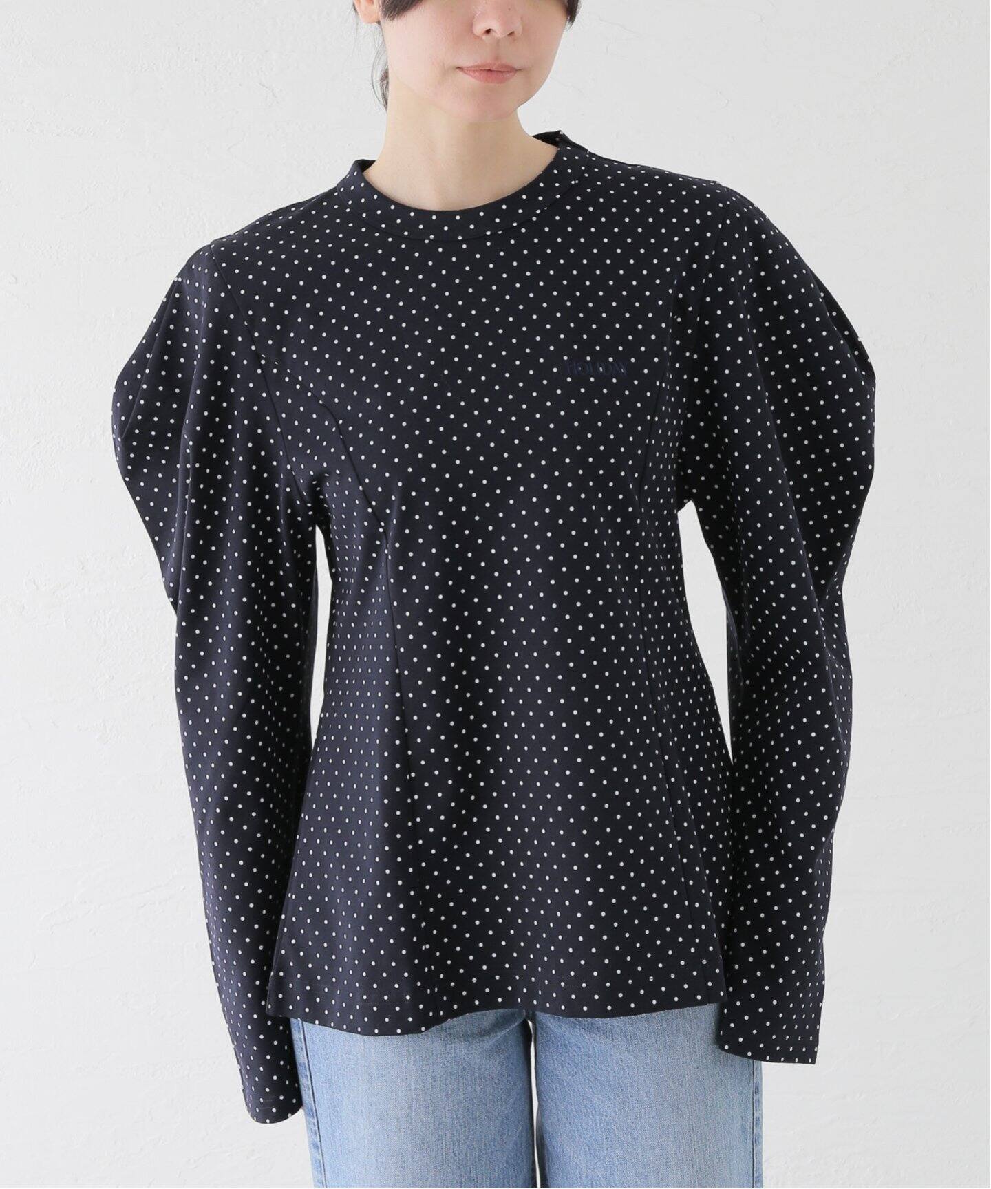 HOLIDAY / ホリデイ DOT PUFF SLEEVE TOPS 24201009（Tシャツ 