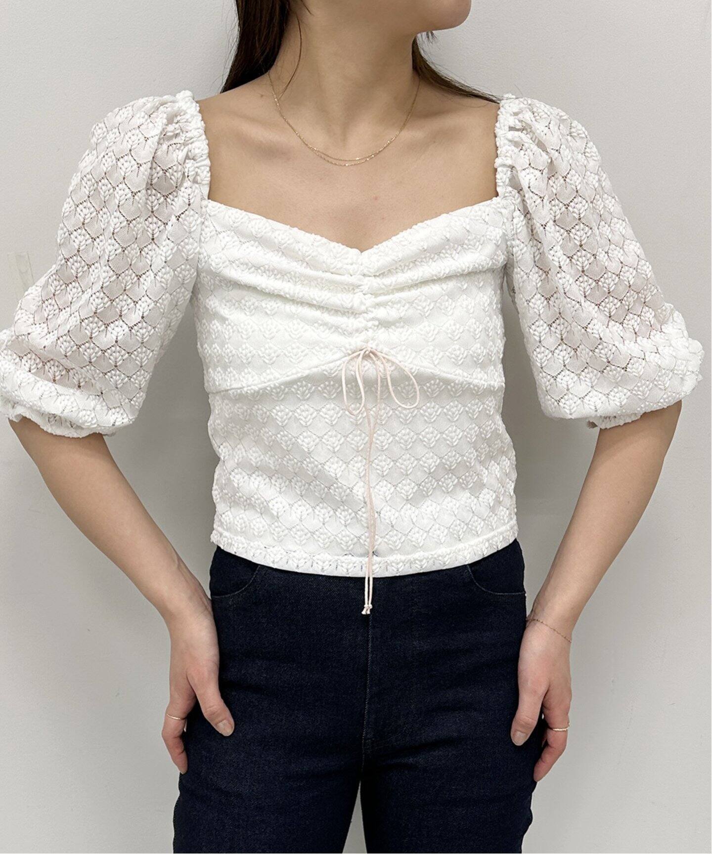 カットレースプルオーバー（Tシャツ／カットソー）｜U by SPICK&SPAN 
