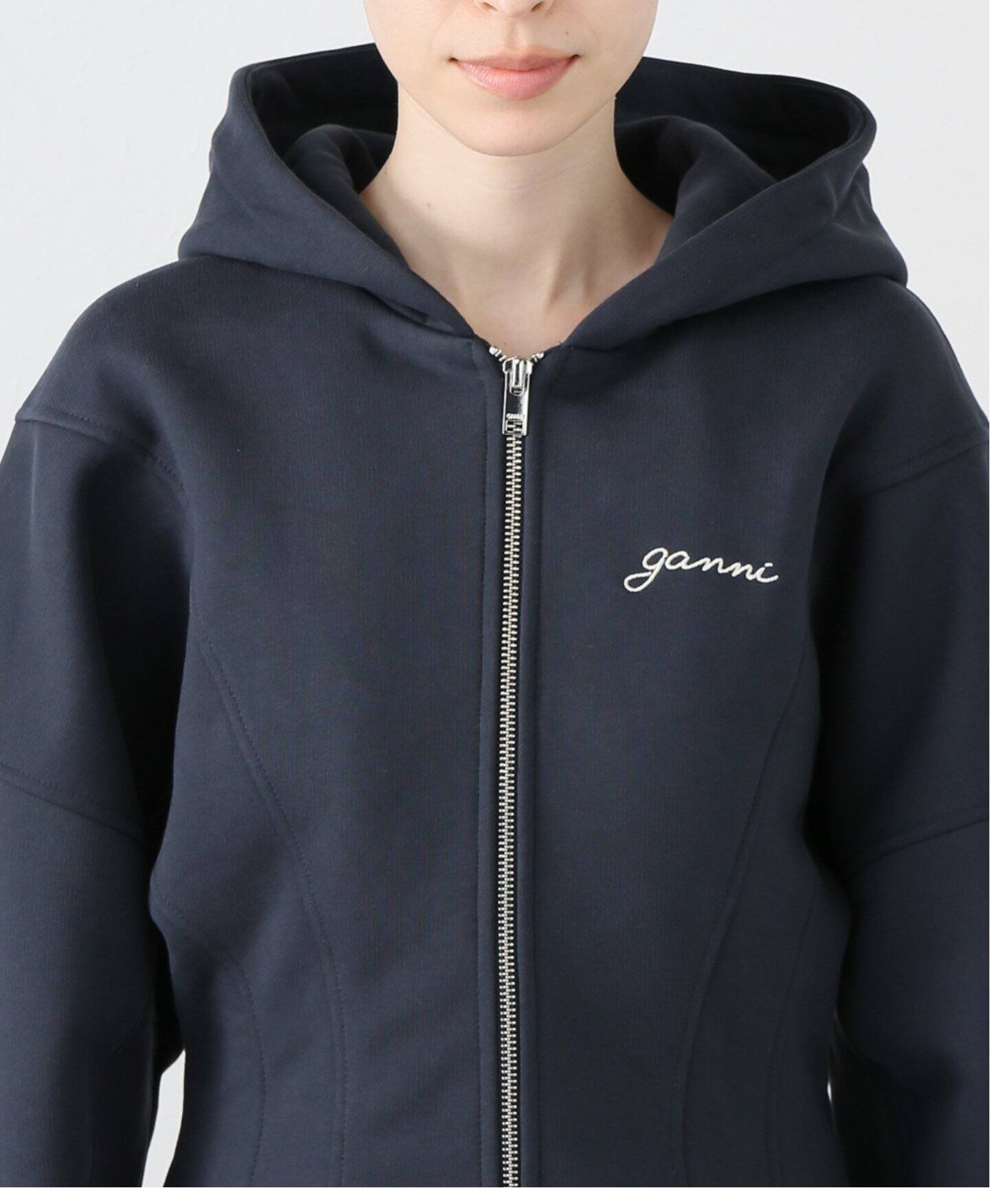 GANNI / ガニー】 Heavy Fleece Zip Hoodie（パーカー）｜U by 