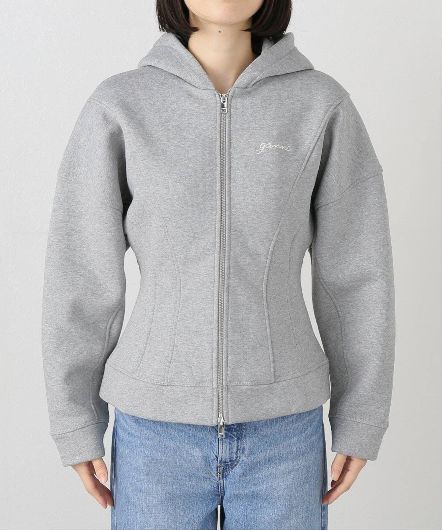GANNI / ガニー】 Heavy Fleece Zip Hoodie（パーカー）｜U by 