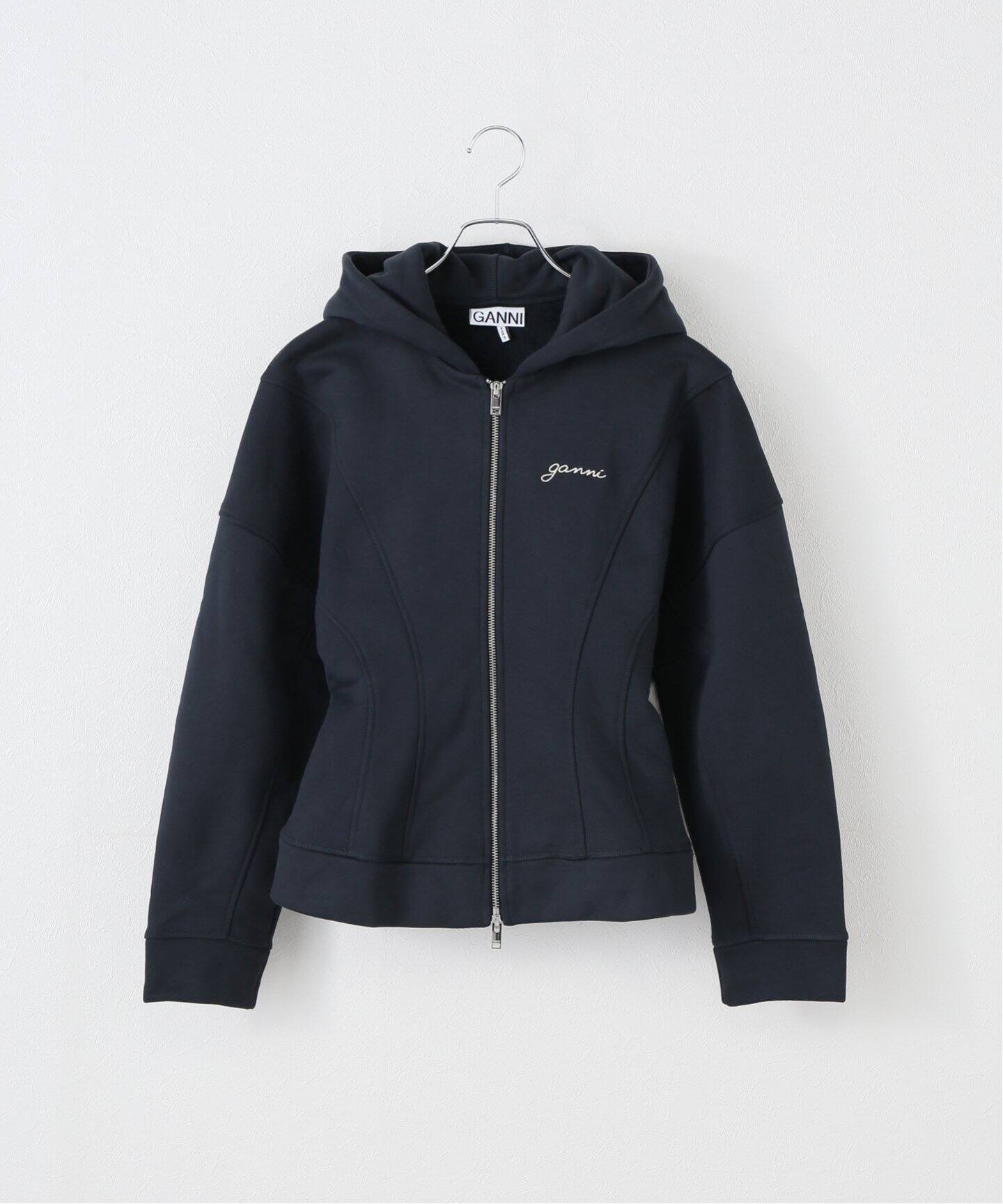 GANNI / ガニー】 Heavy Fleece Zip Hoodie（パーカー）｜U by 