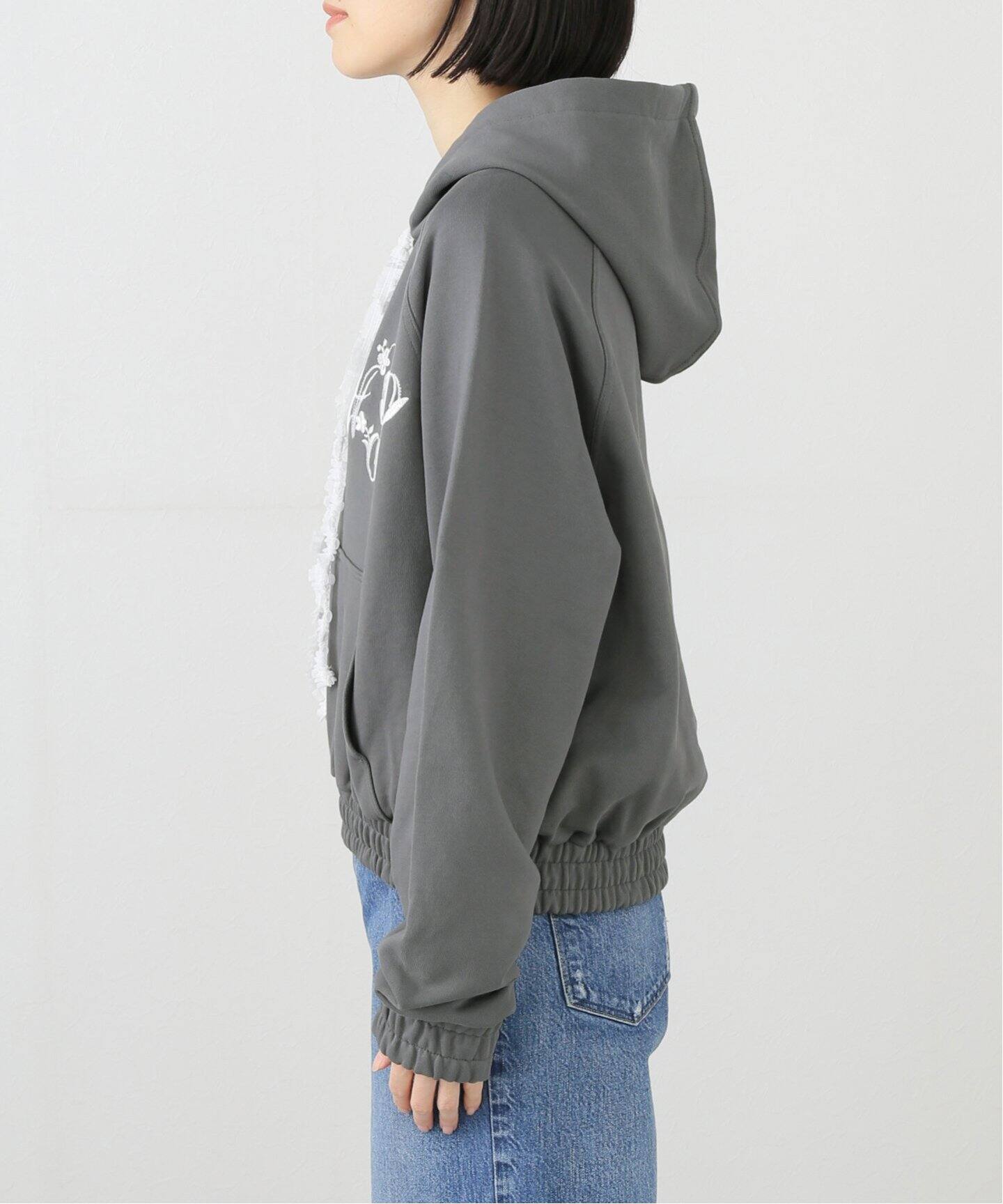 GLOWNY/グロウニー CIAO V CUT HOODIE（パーカー）｜U by SPICK&SPAN