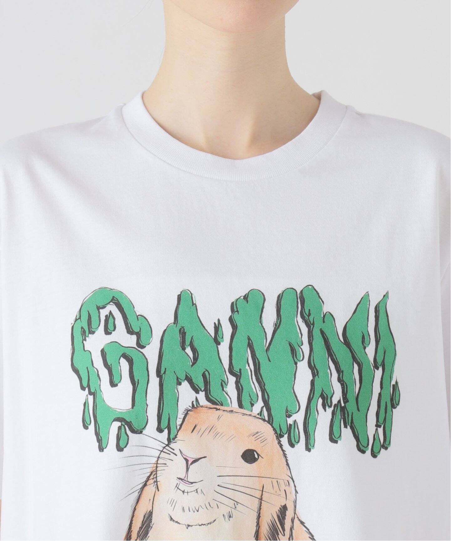 GANNI / ガニー】 T-shirt Bunny（Tシャツ／カットソー）｜U by 