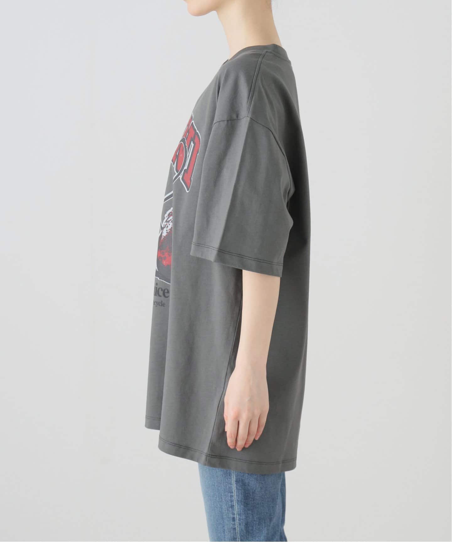 GANNI スクエアトゥハイカフツ S2192 132 GANNI / ガニー】 Future Heavy Jersey Cherry T（Tシャツ